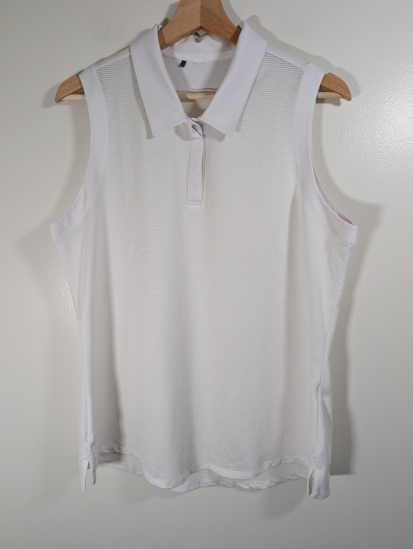 Adidas sleeveless golf shirt- appears large
