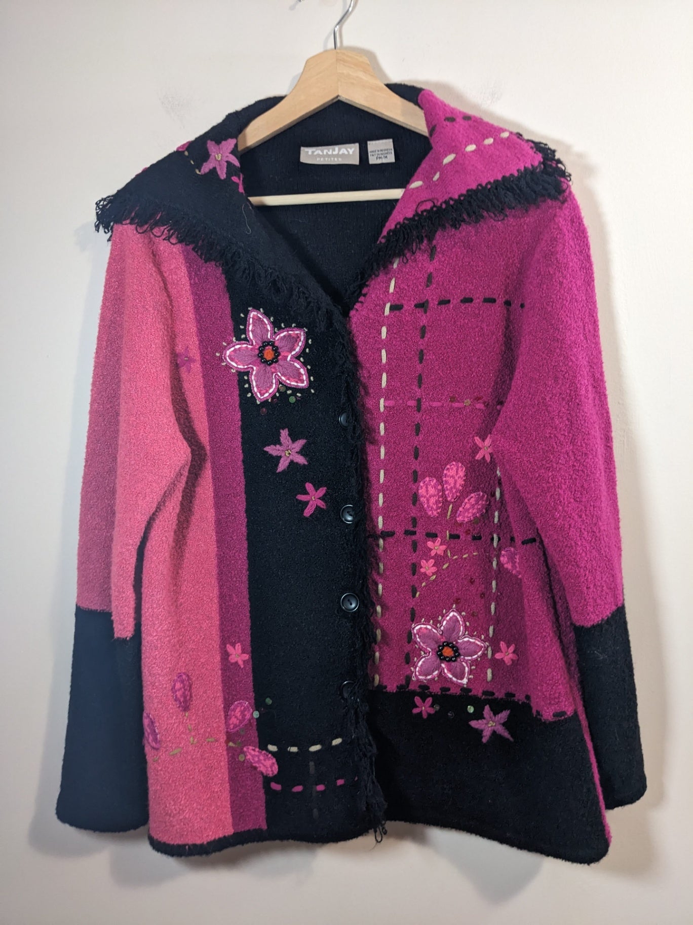 TanJay Pink & Black Jacket- M