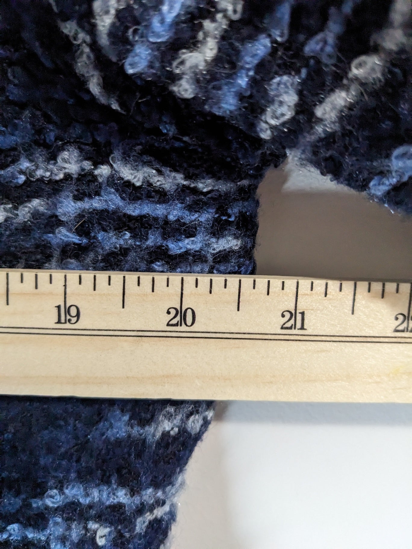 Alia blue knit jacket - M