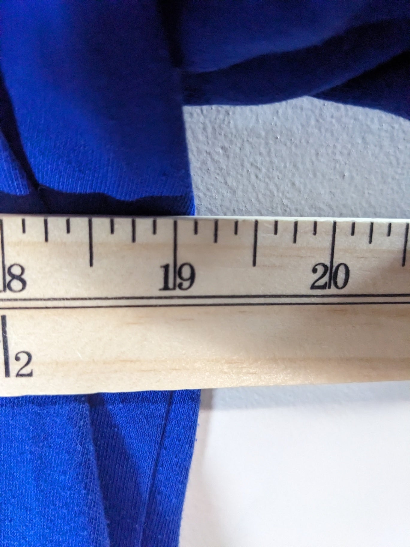 Alia blue 3/4 sleeve shirt - M