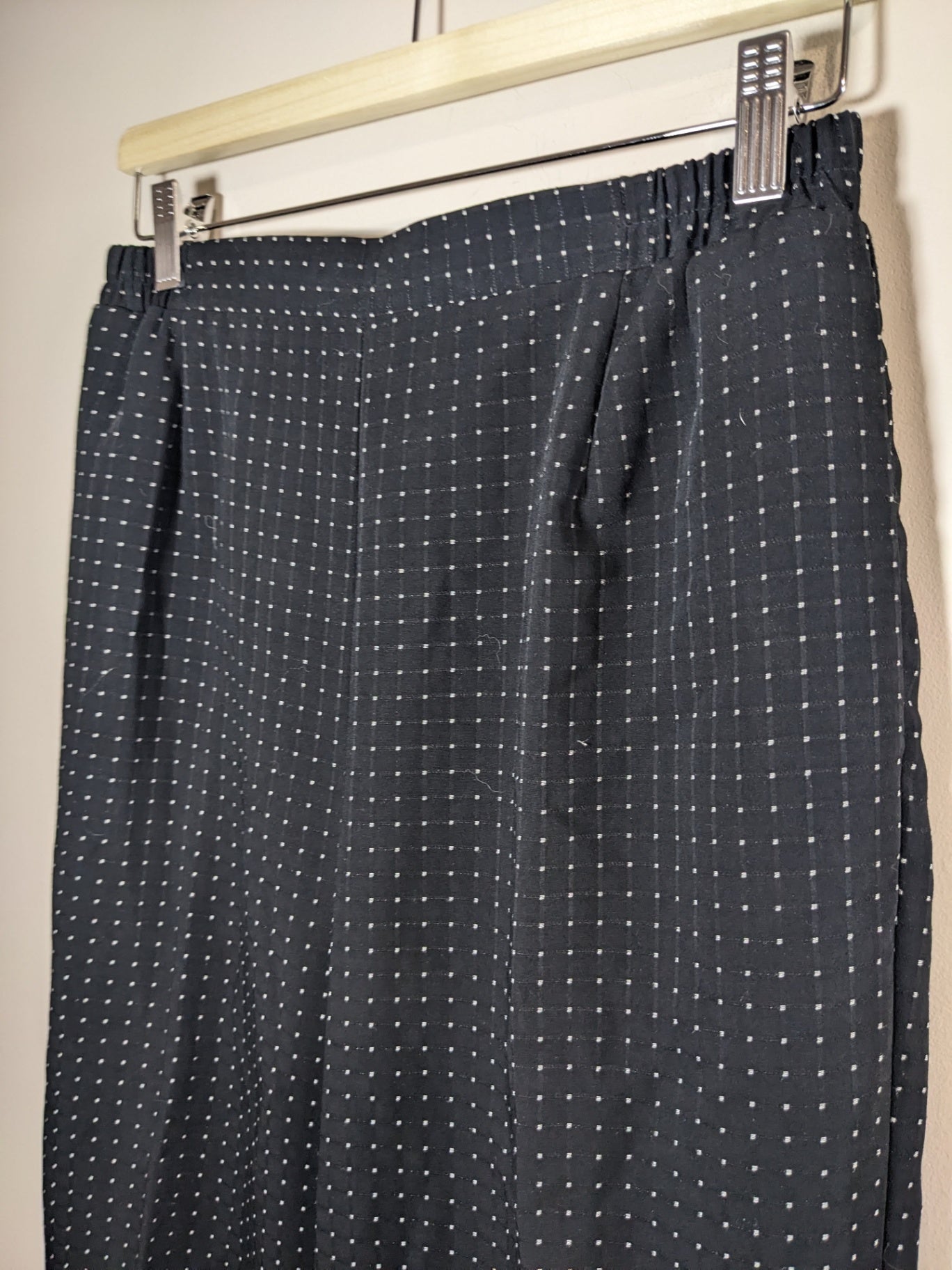 TanJay Polka Dot Black Pants - 10