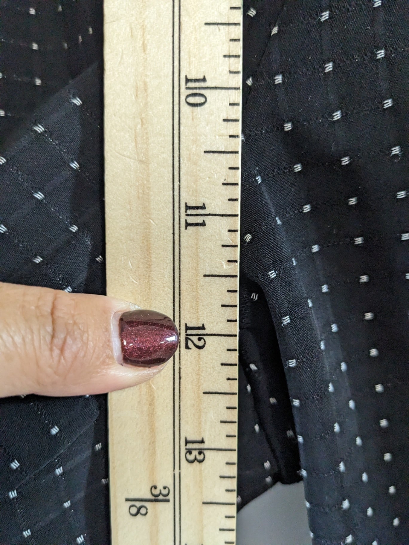 TanJay Polka Dot Black Pants - 10