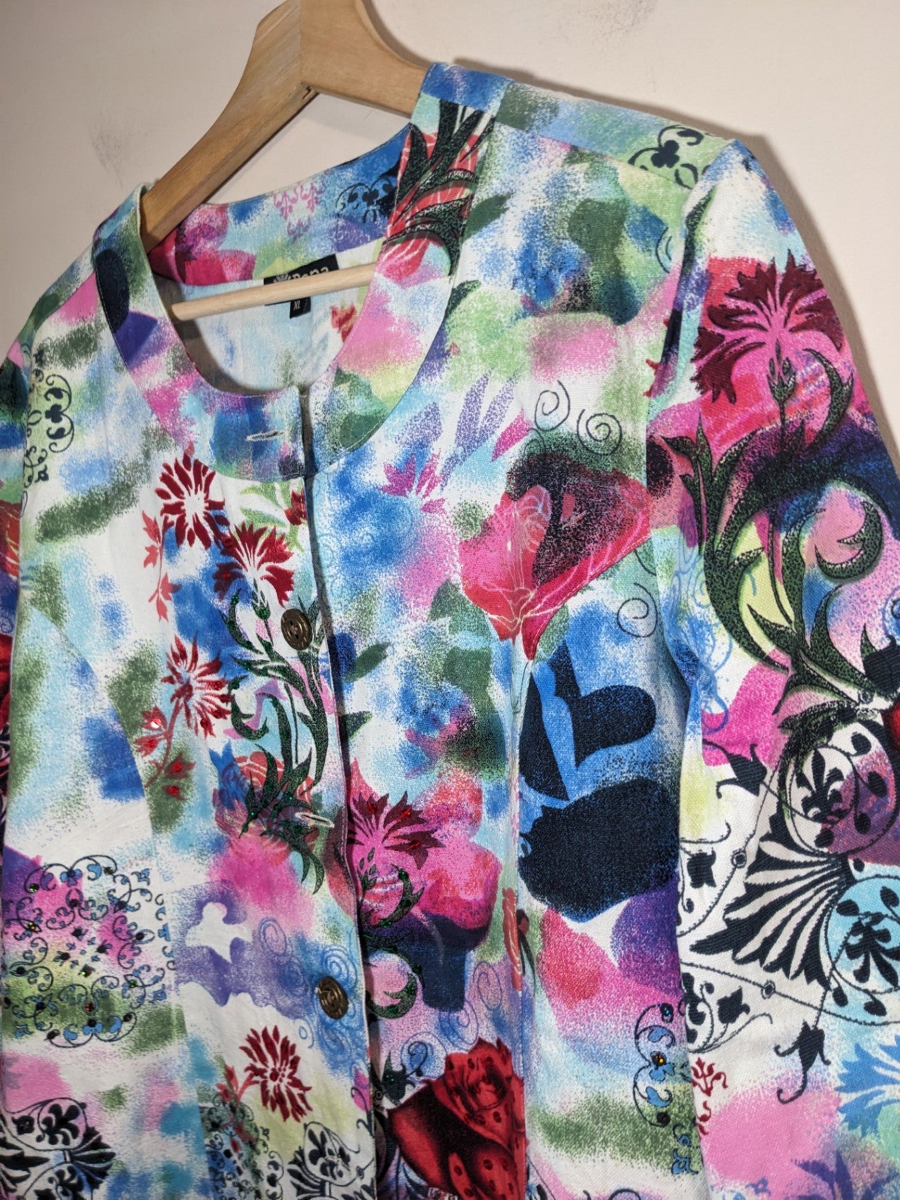 Papa Floral Jacket - XL