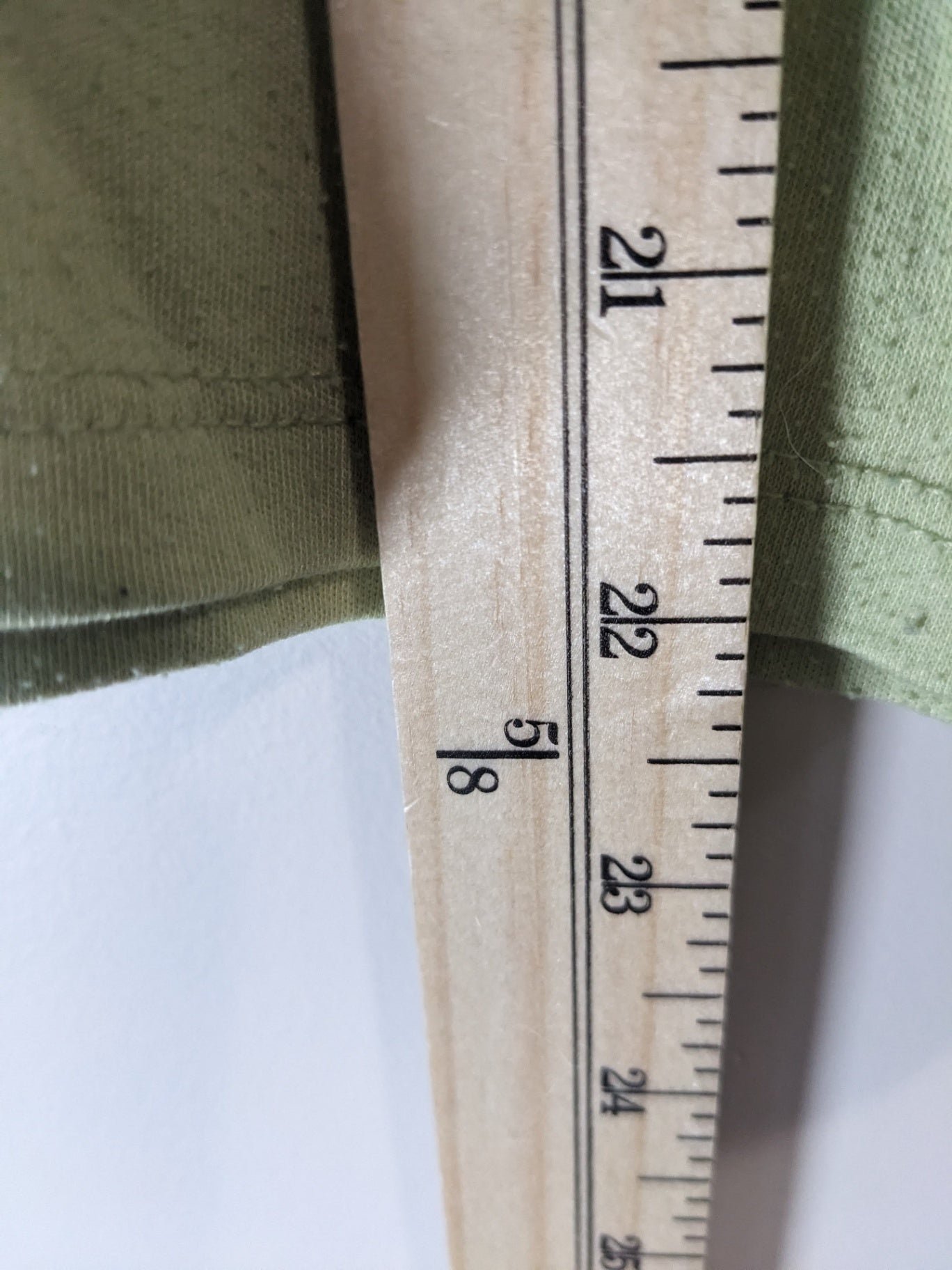 Alia green 3/4 sleeve shirt - M