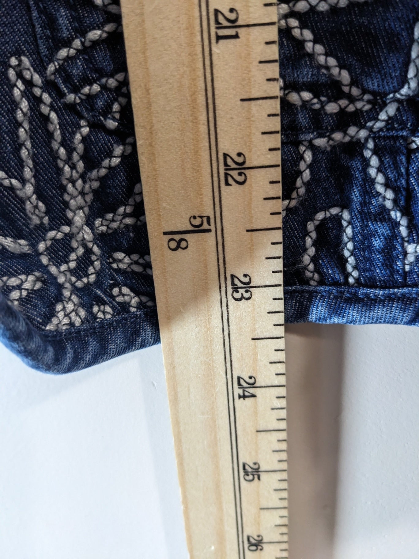 TanJay  denim embroidered jacket- M