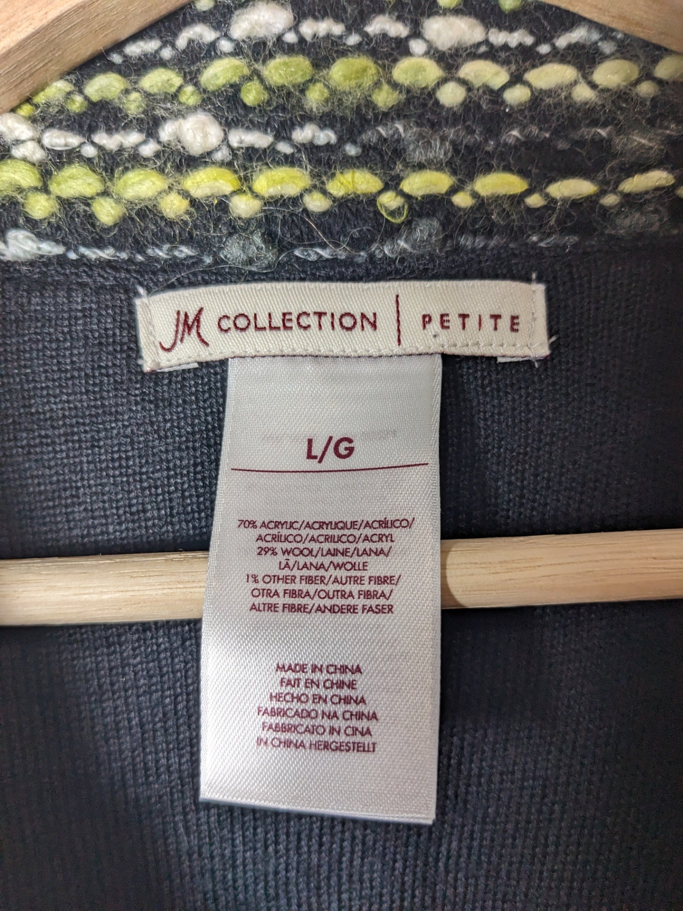 JM Collection jacket - L