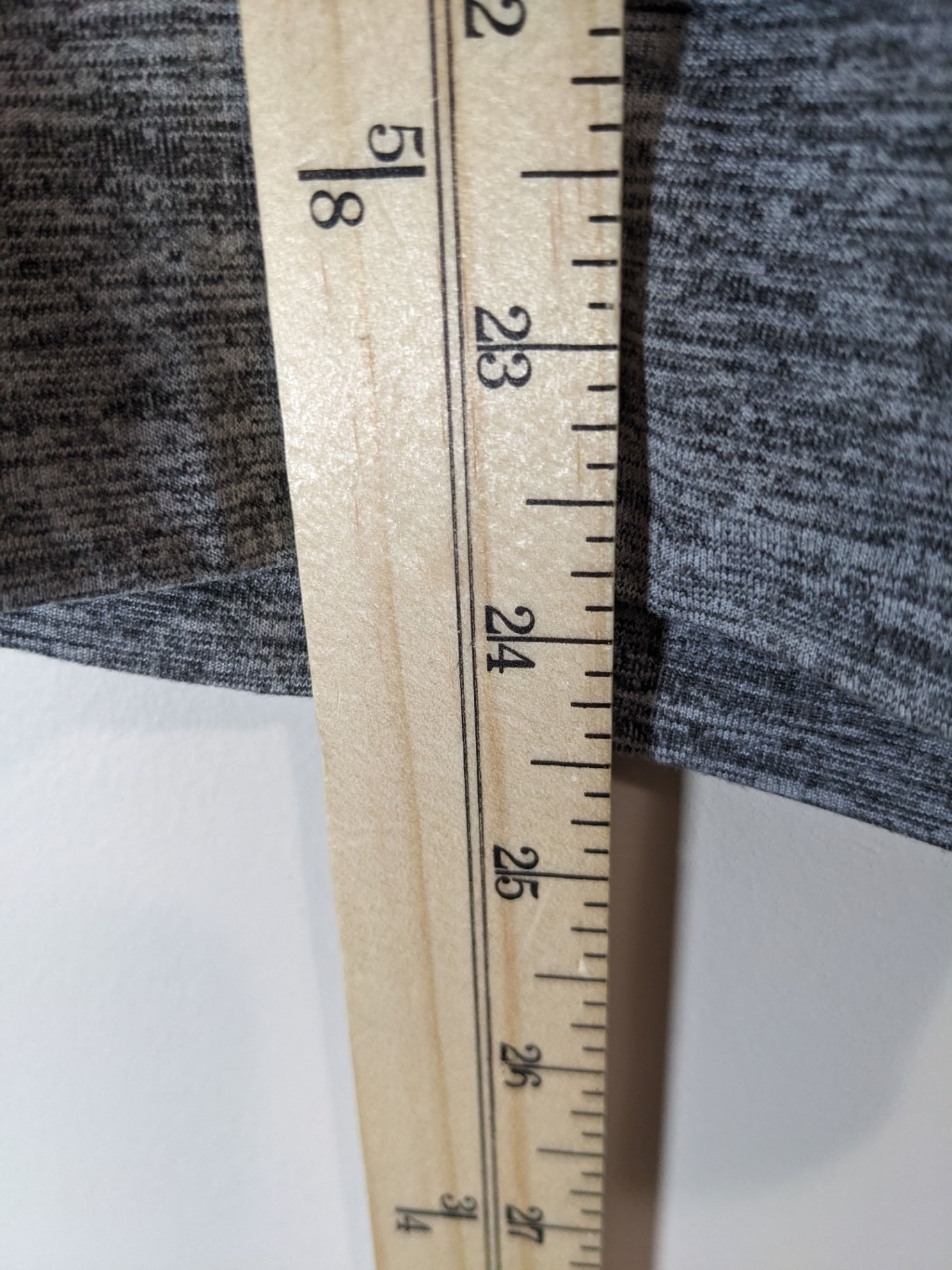 open back grey athletic top - S