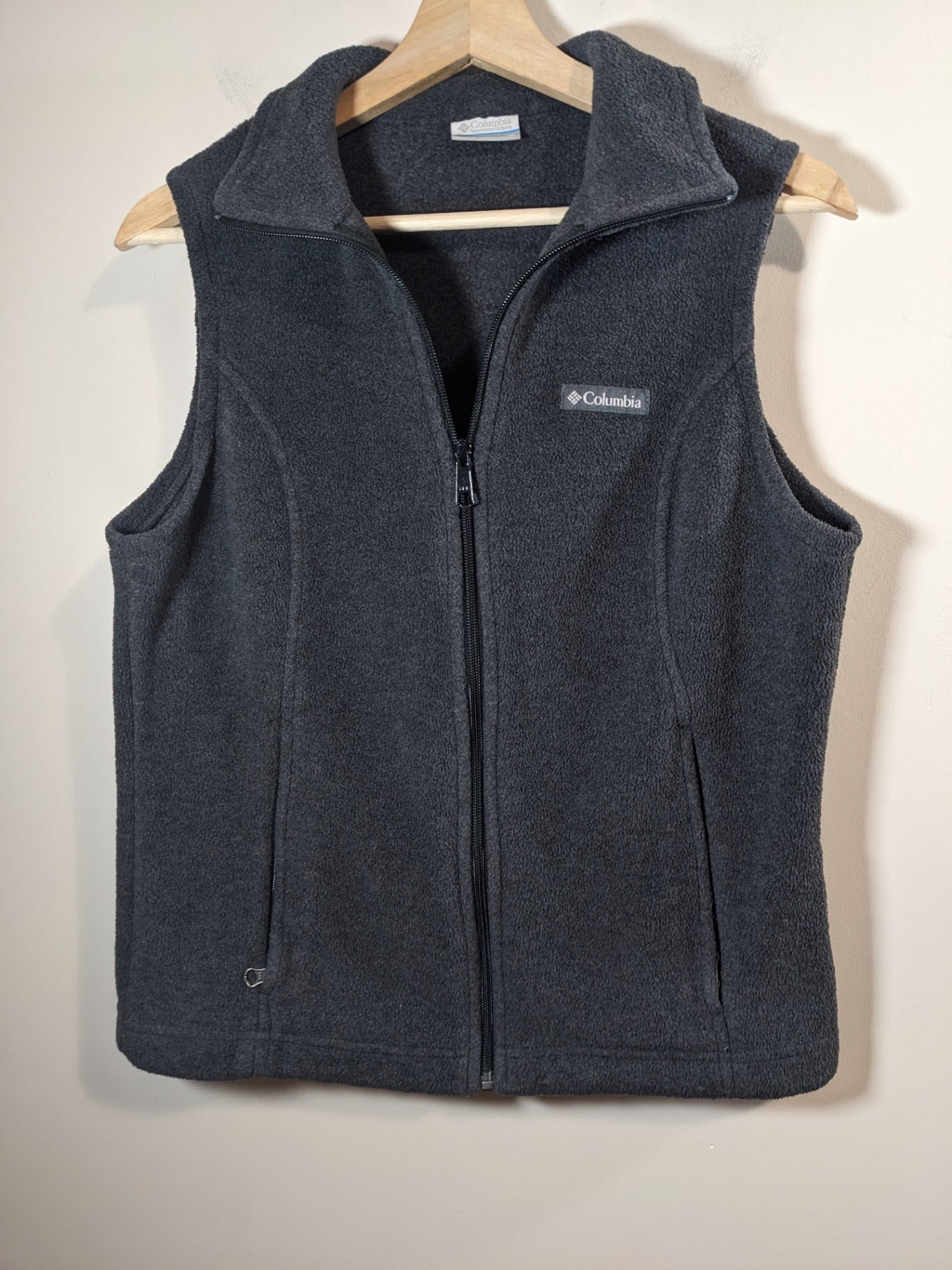 Columbia Grey Fleece Vest - M