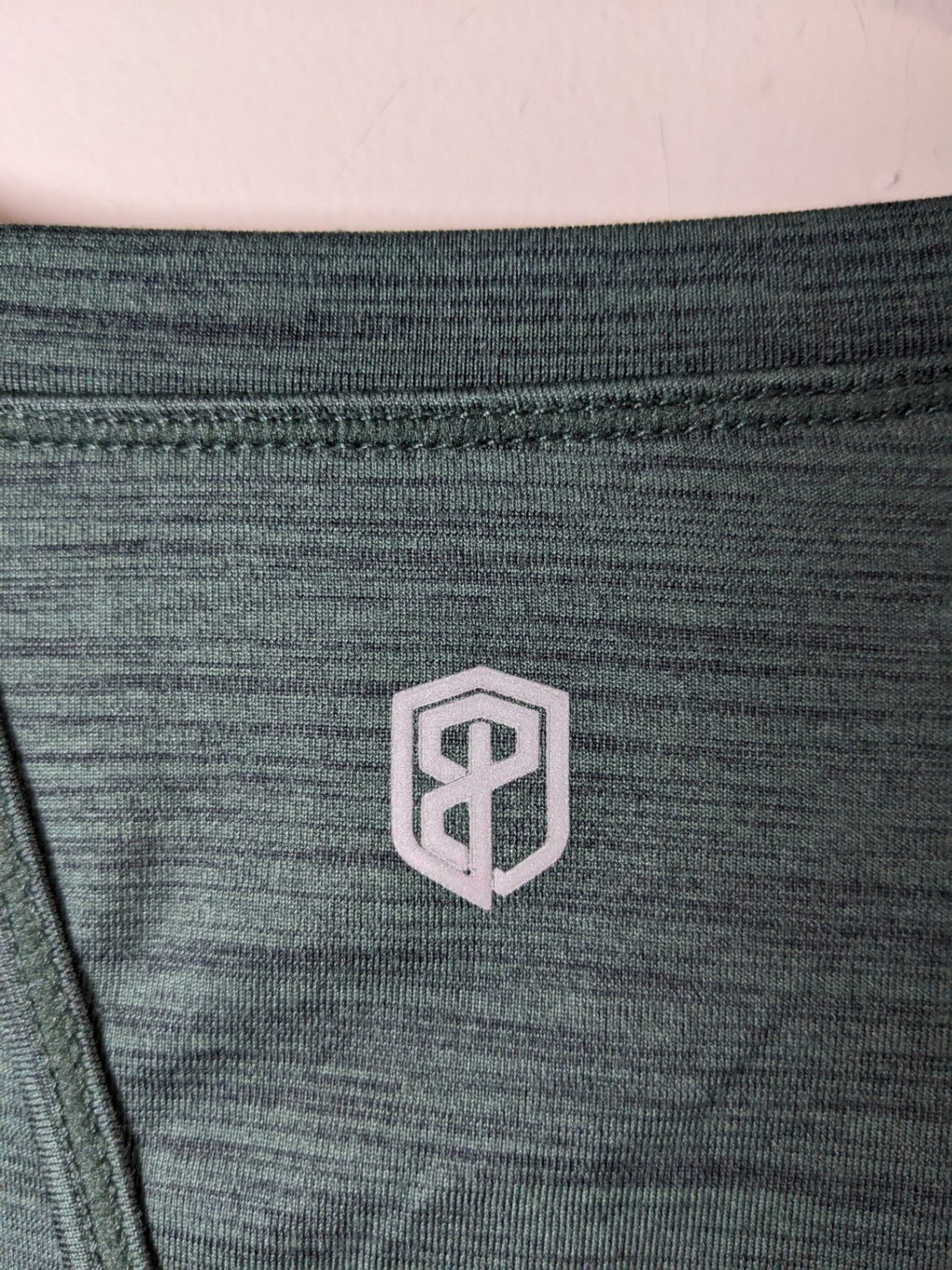 open back green athletic top- S