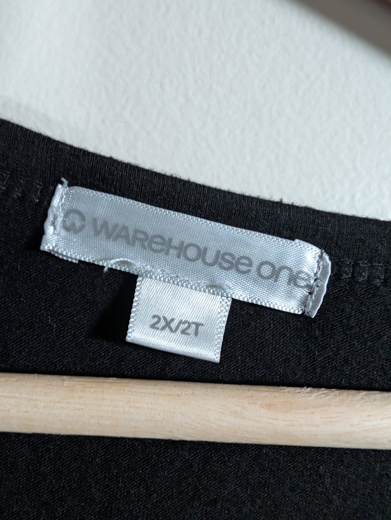 Warehouse One black tee - 2XL
