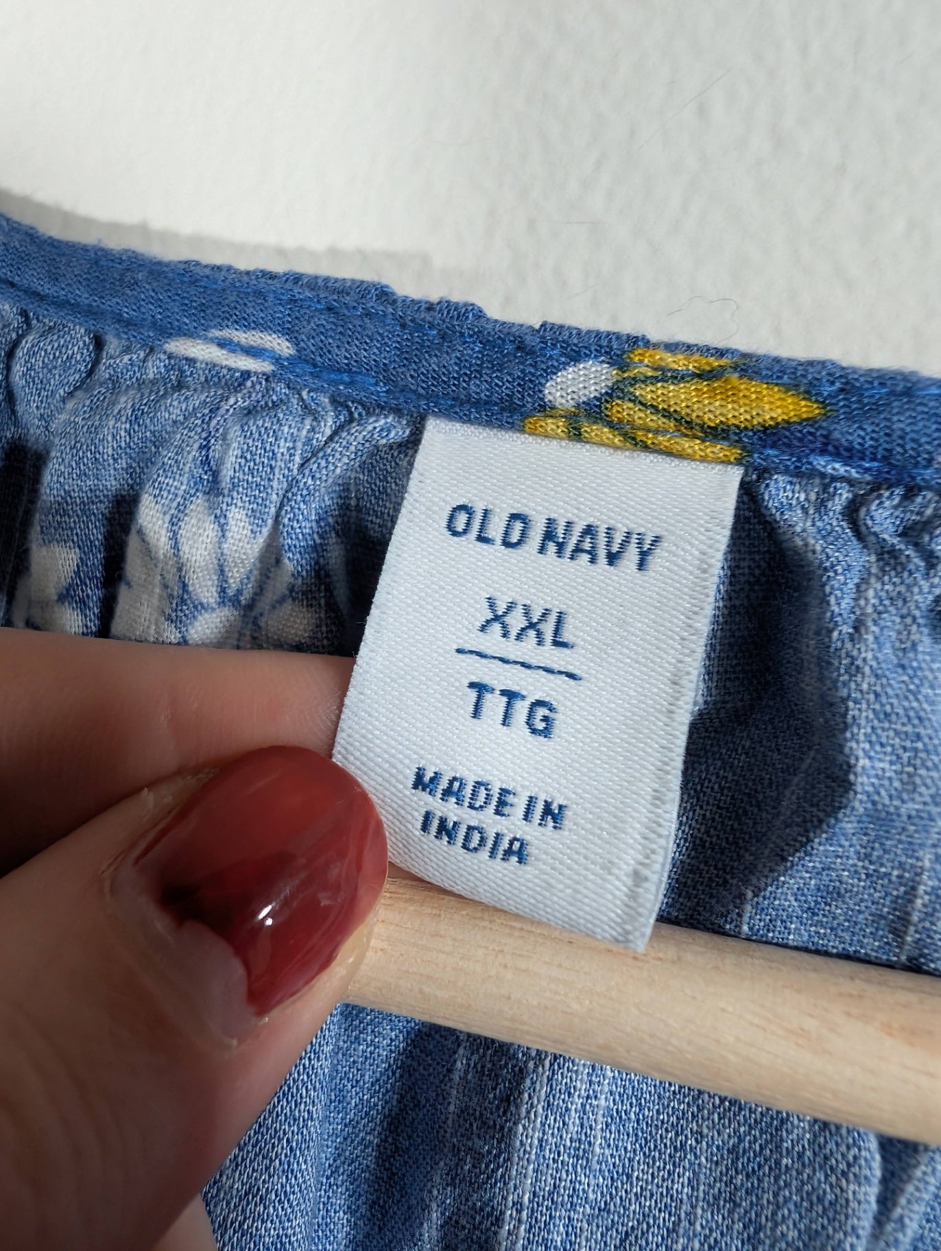 Old Navy floral wrap blouse - 2XL