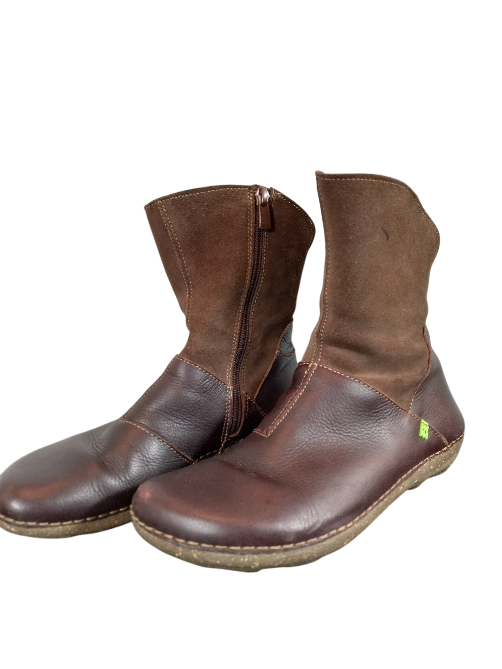 El Naturalista recyclus brown ankle boots - SZ 37