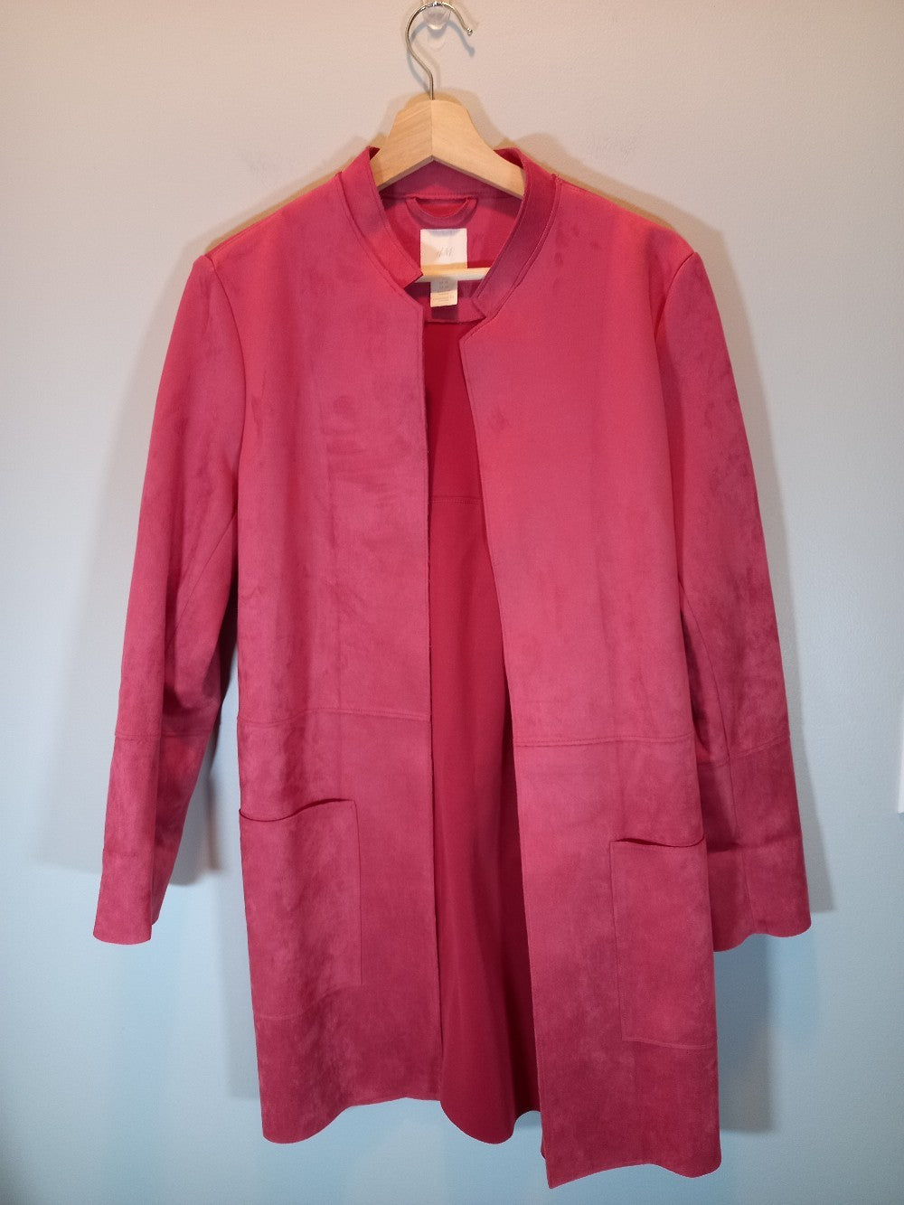 H&M pink suede jacket - SZ 10
