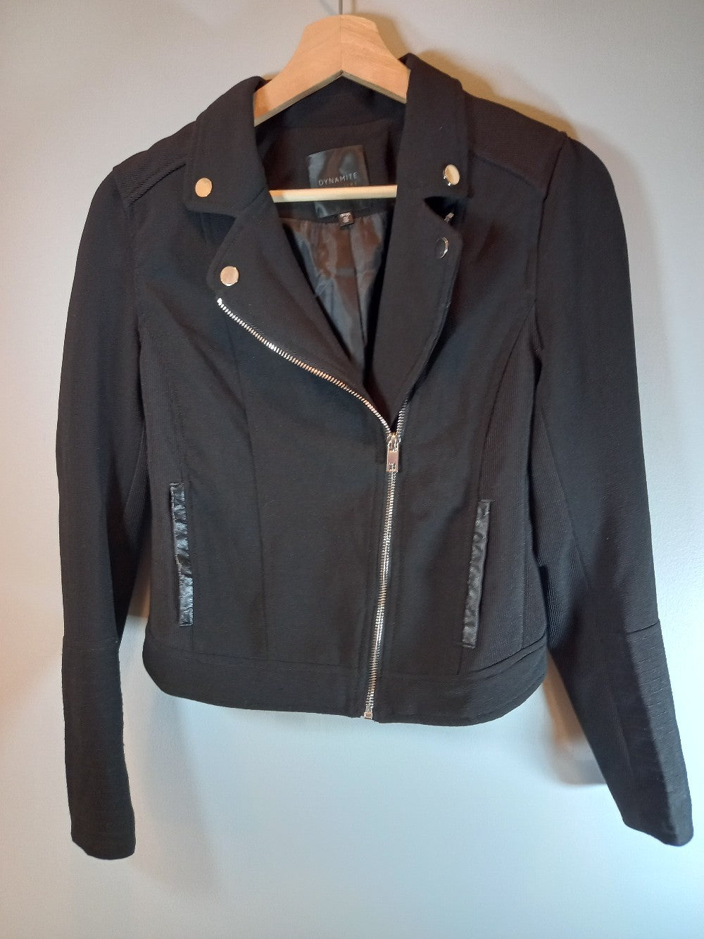 Dynamite luxe black jacket - XS