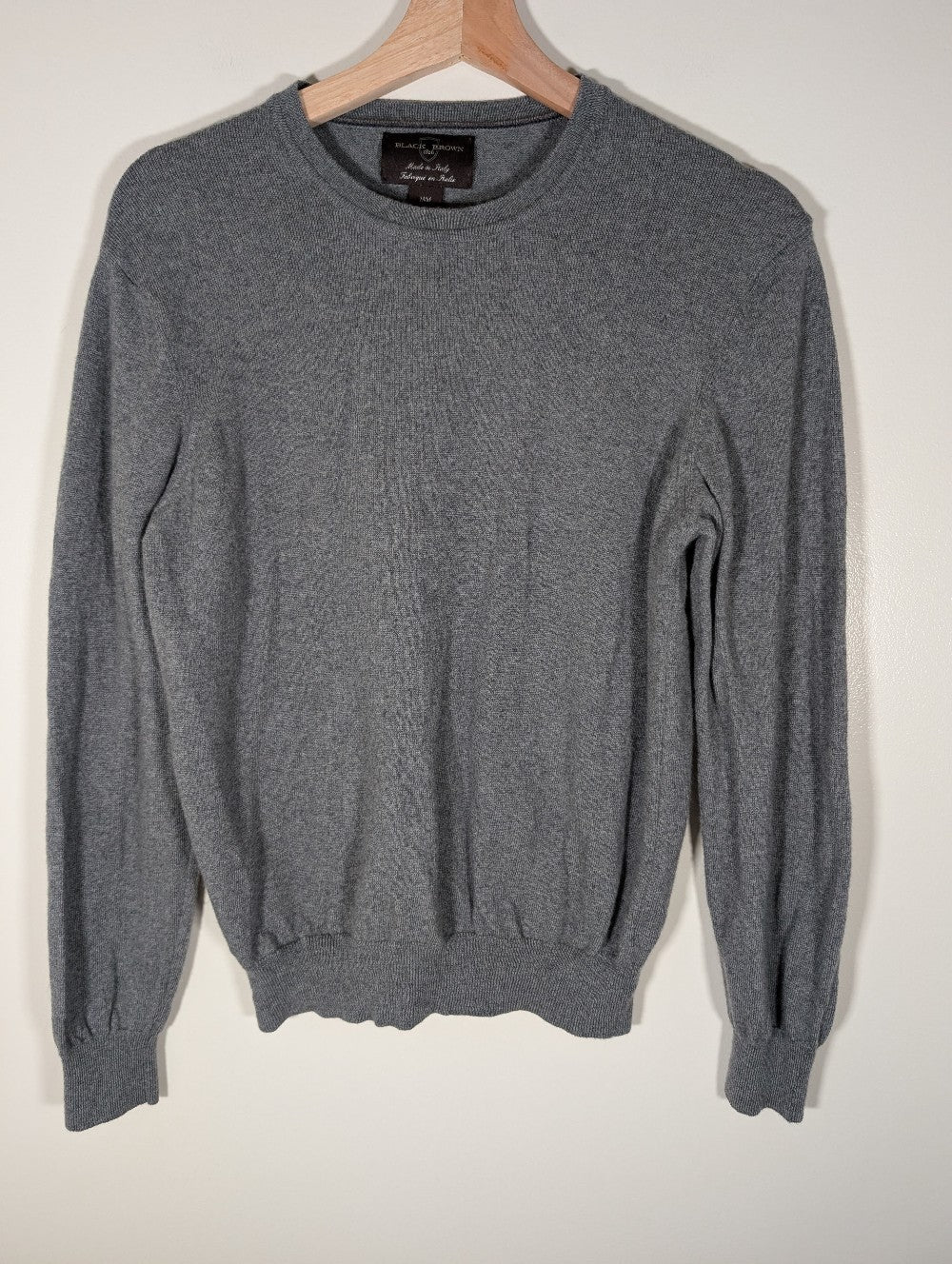 Black Brown knit long-sleeve - Men's Medium (Minor Flaw)