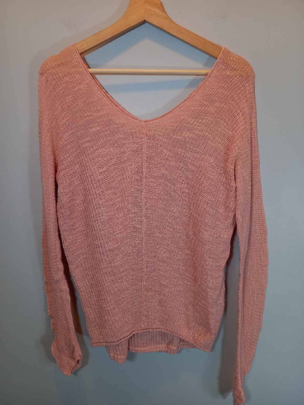Monk & Lou pink sweater - Small (Minor Flaw)