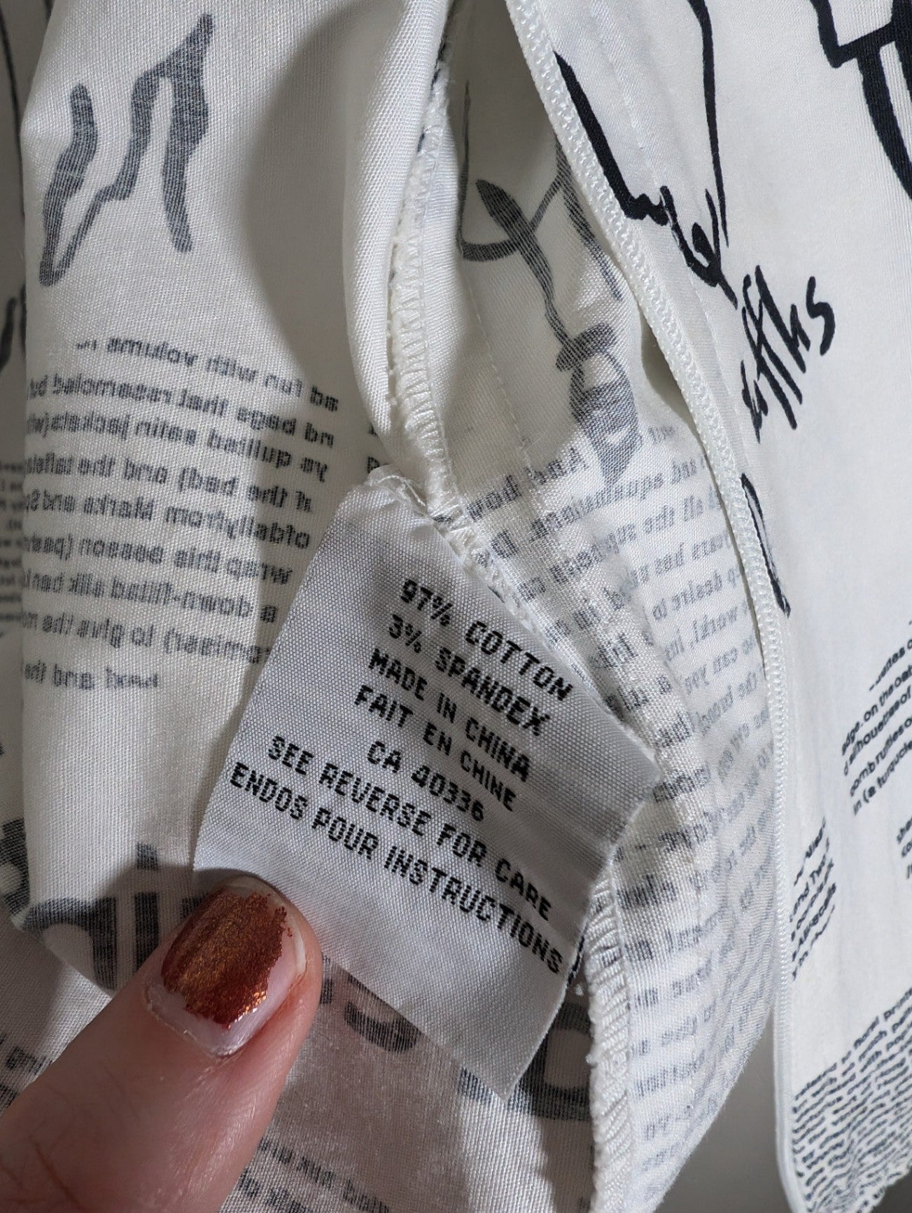 Ciel et Neige Vintage Printed Jacket - SZ 38 (staining)