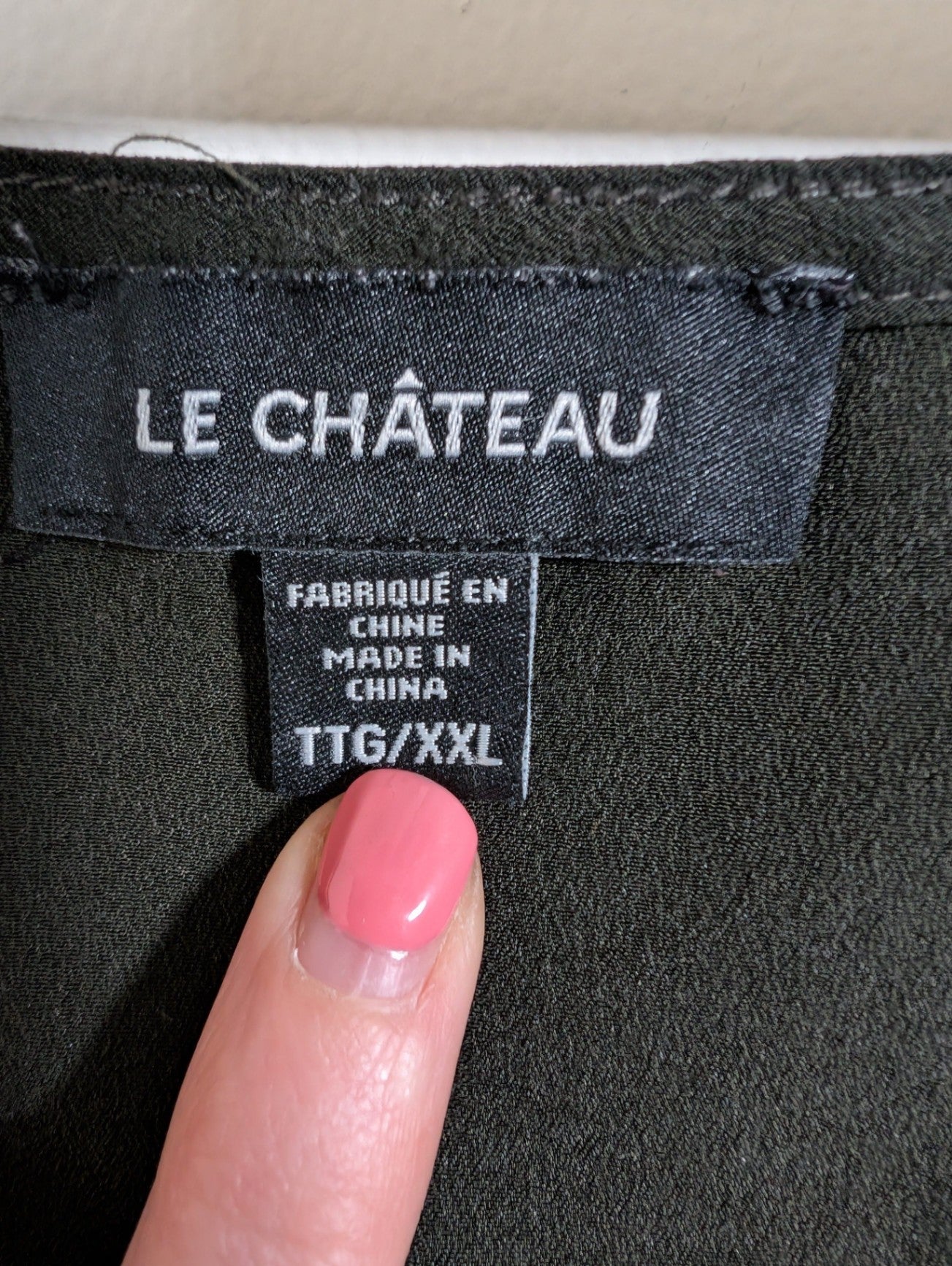 Le Chateau Green Sleeveless Blouse - XXL