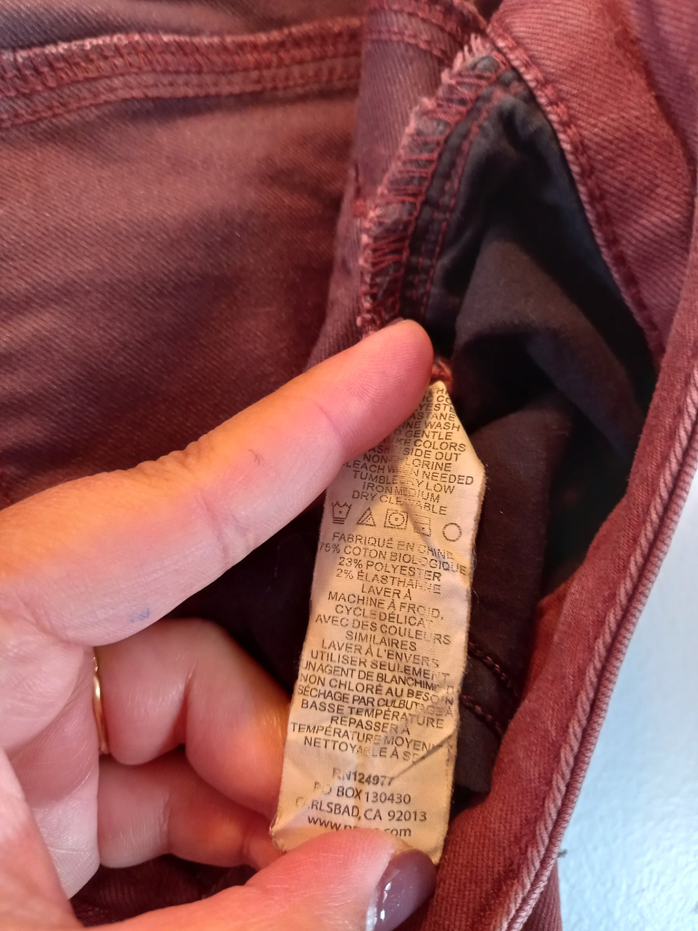 PrAna burgundy pants - SZ 29/8