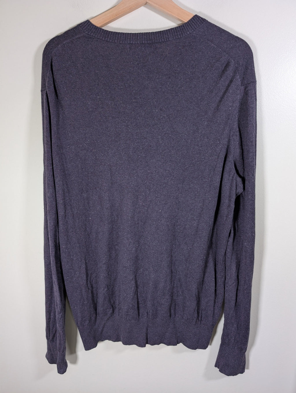 Banana Republic Silk Linen Purple Sweater - Men's XL