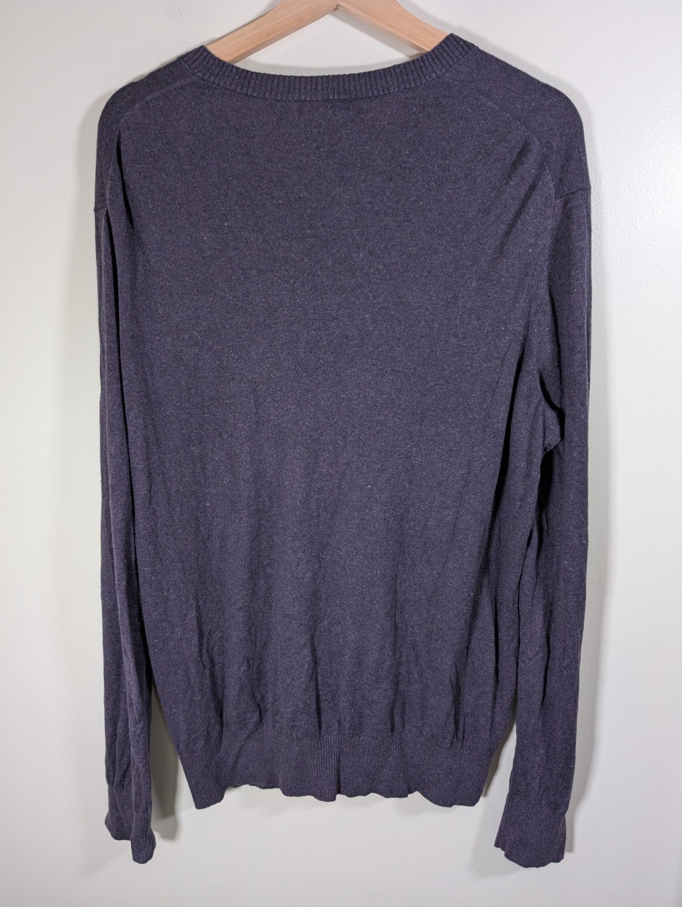 Banana Republic Silk Linen Purple Sweater - Men's XL