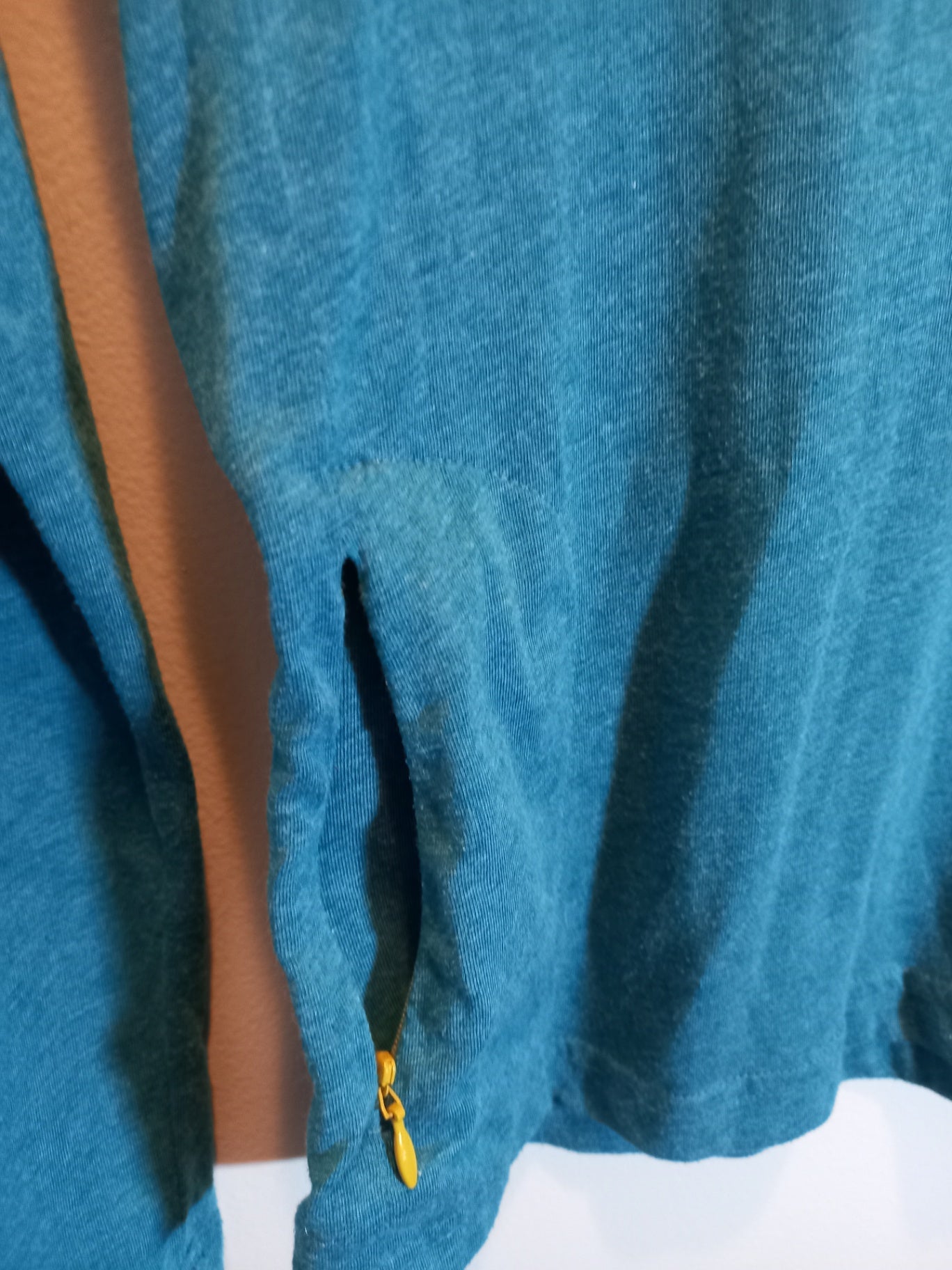Mountain Equipment Co-Op teal long-sleeve - Medium