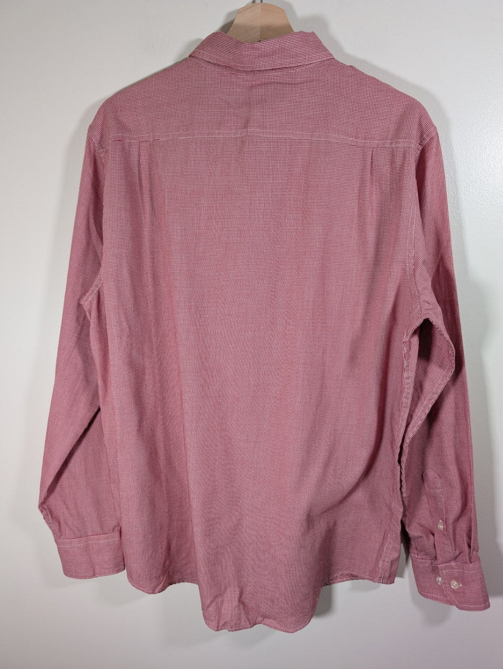 Chaps Custom Fit Red Button Up - Large