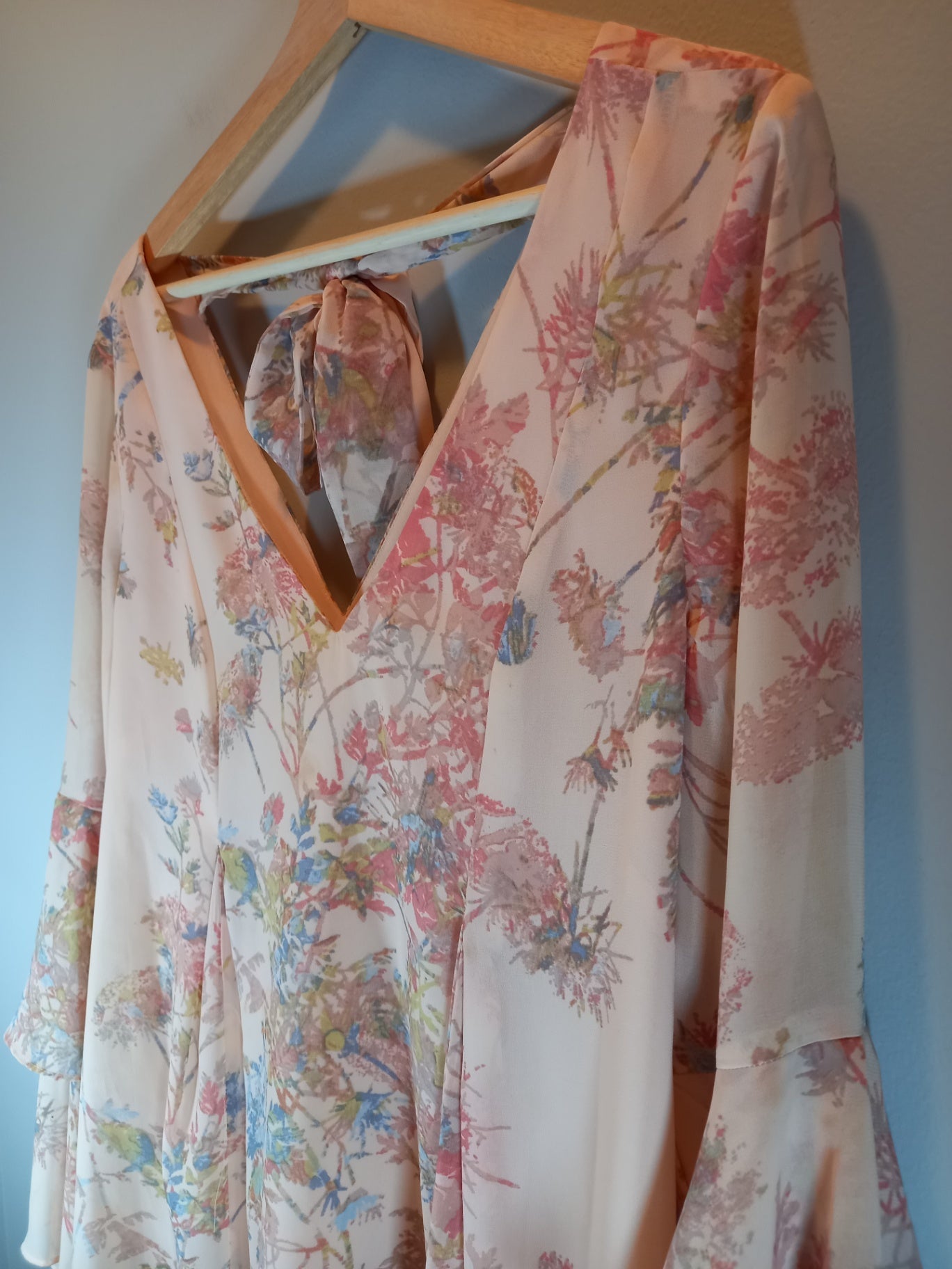 BCBGeneration Pink Floral Dress - Small