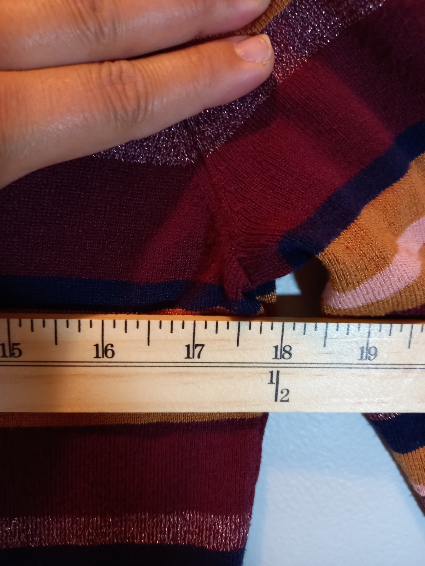 Alison Brittany striped sweater dress - Medium