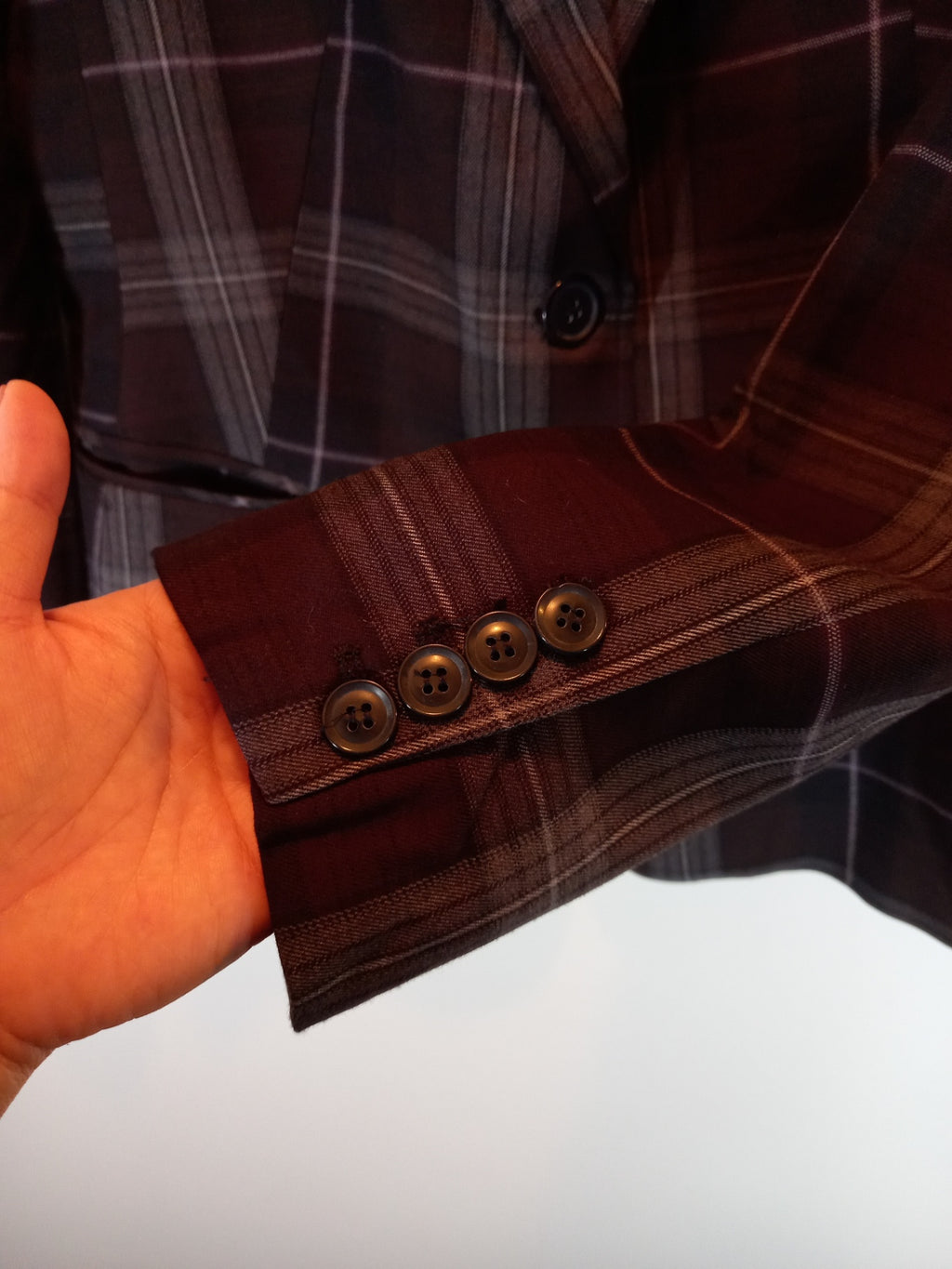 Philosophy Plaid Blazer Sz 8