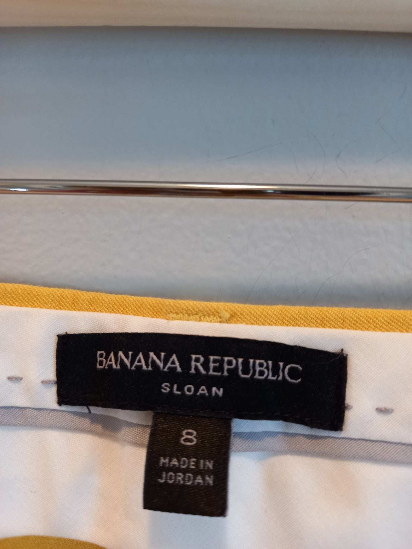 Banana Republic sloan yellow pants - SZ 8