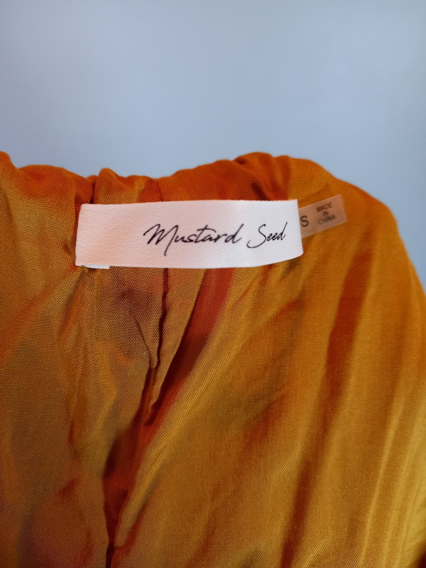 Mustard Seed gold jumpsuit - Small