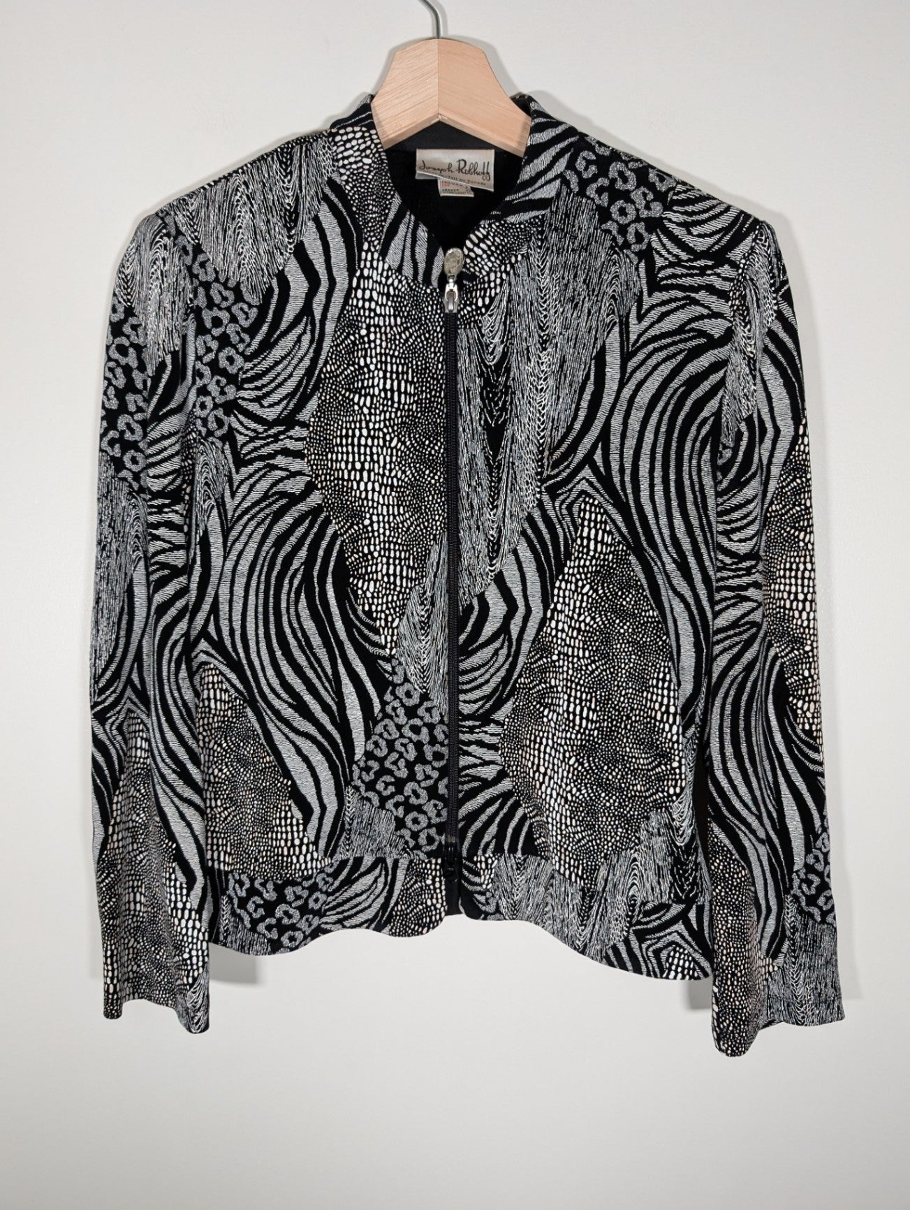 Joseph Ribkoff Animal Print Jacket - SZ 8