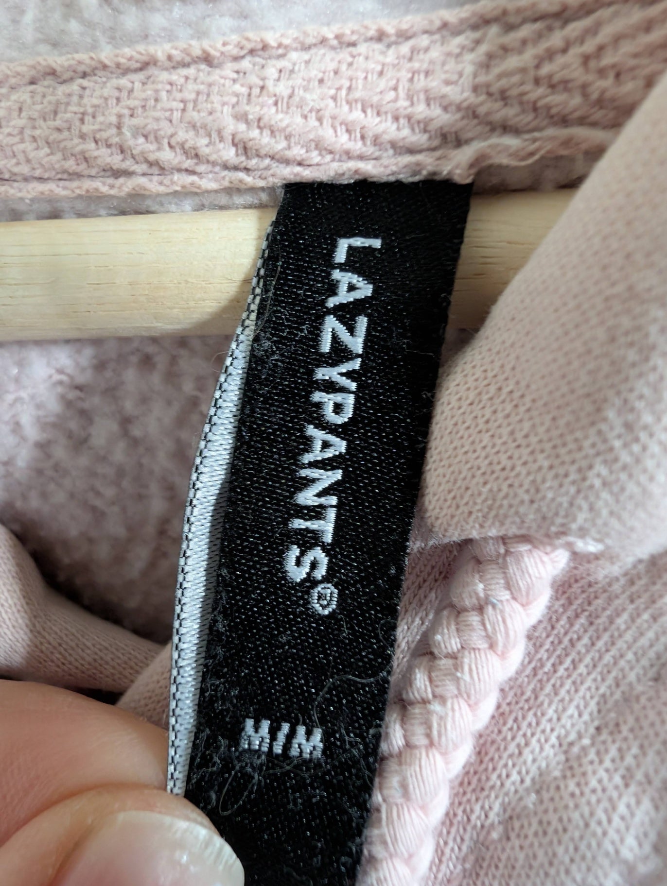 Lazypants pink hoodie - Medium (pilling)