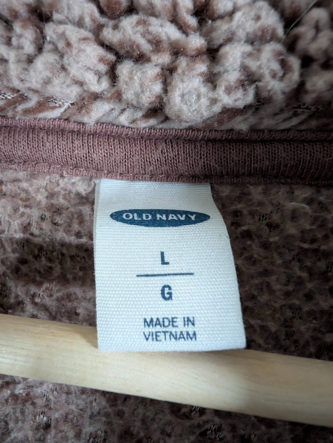 Old Navy sherpa half-zip - Large