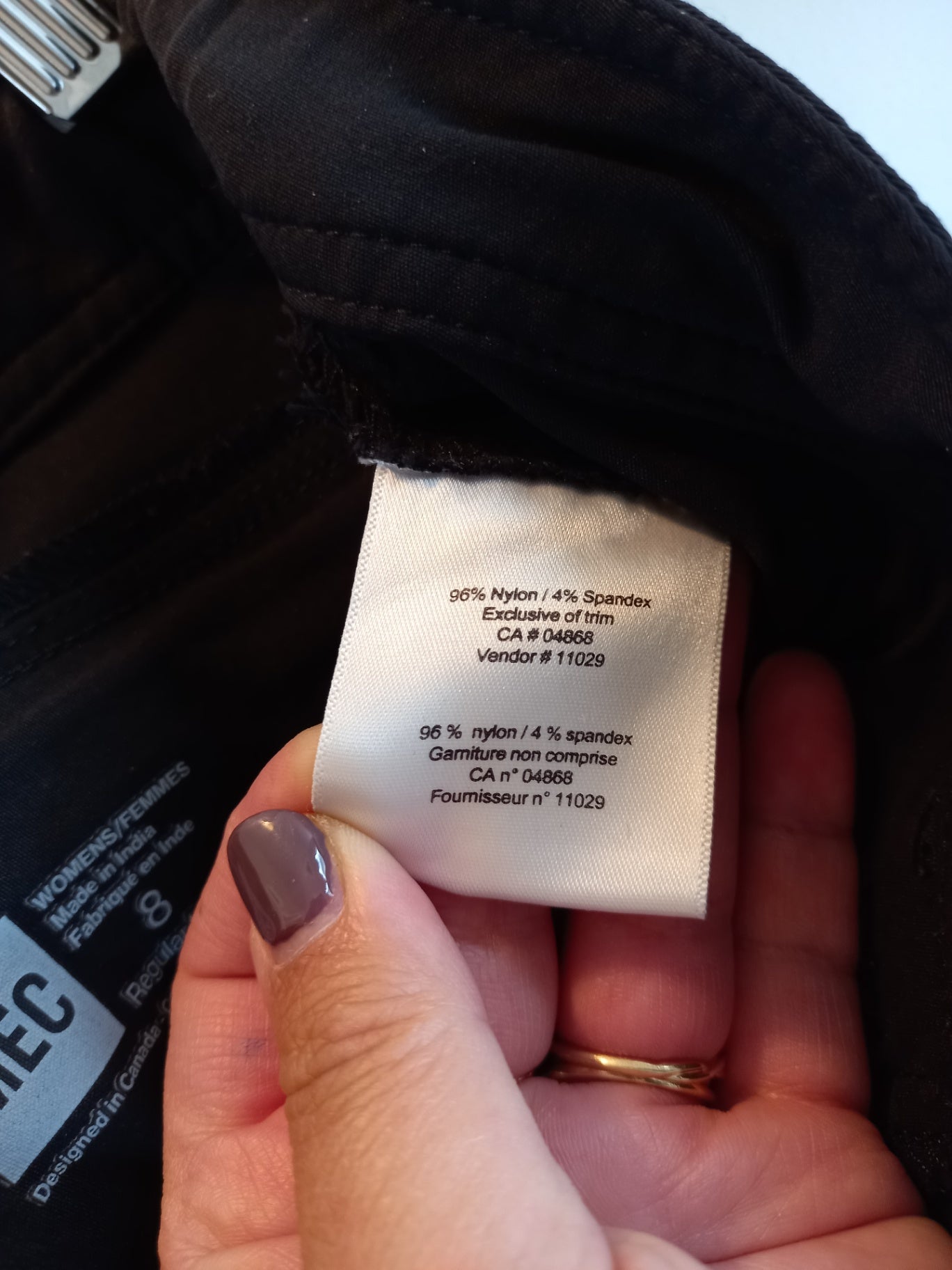 MEC black utility pants - SZ 8