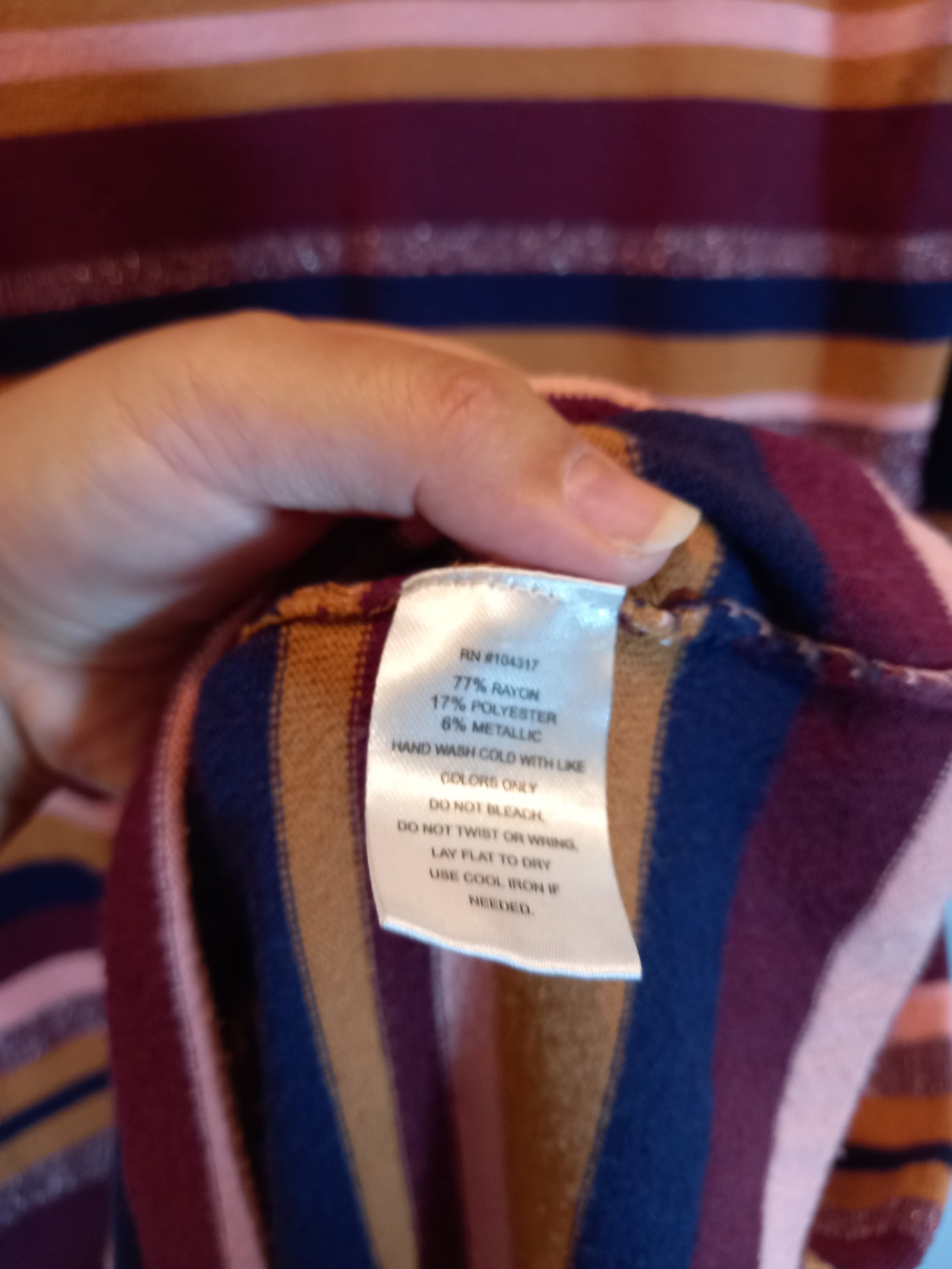 Alison Brittany striped sweater dress - Medium