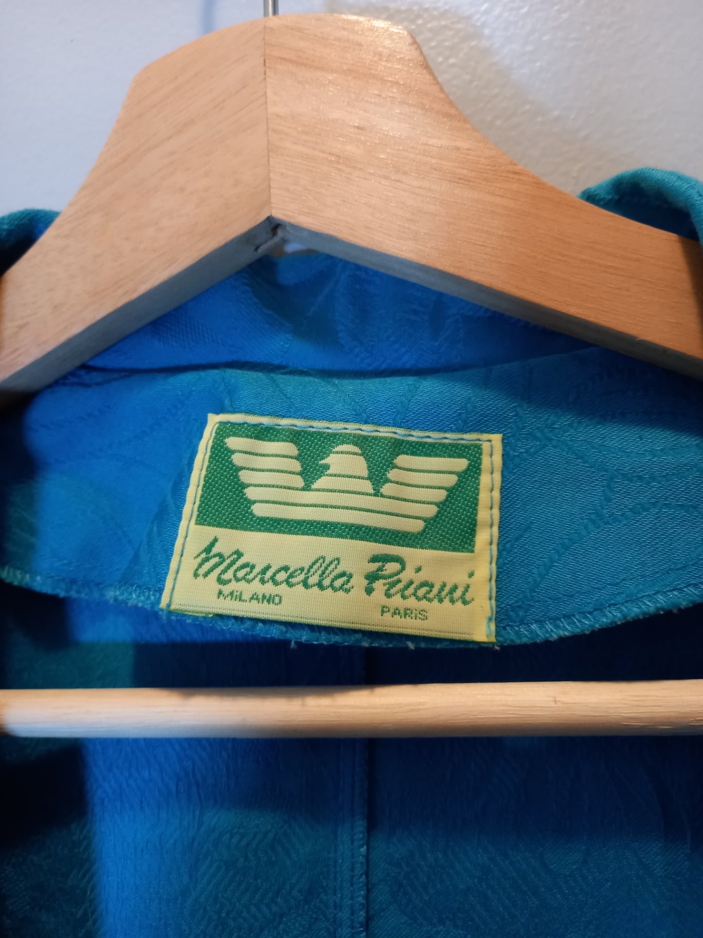 Marcella Priani vintage teal blazer - SZ 10 (Minor Flaw)