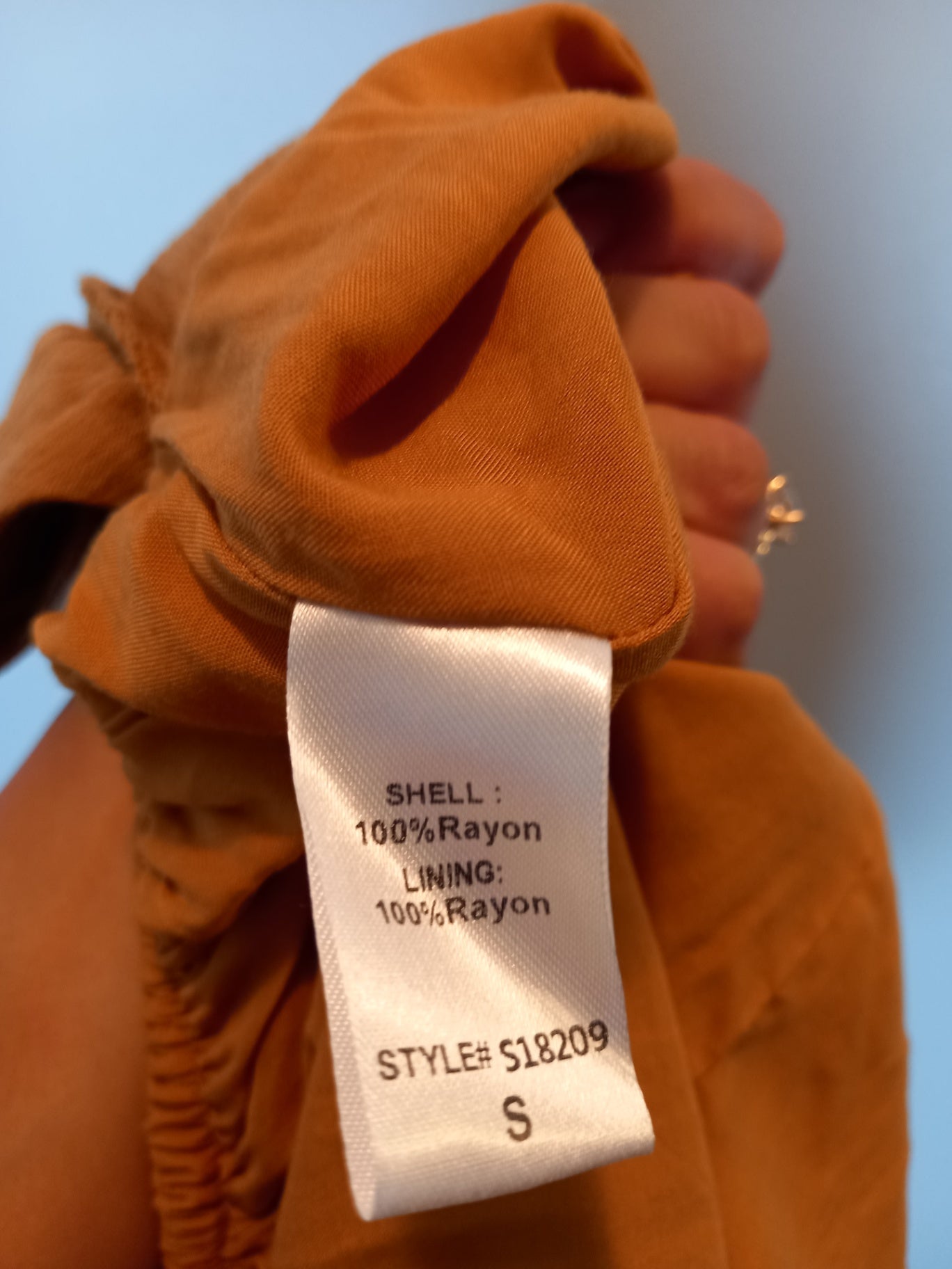 Mustard Seed gold jumpsuit - Small