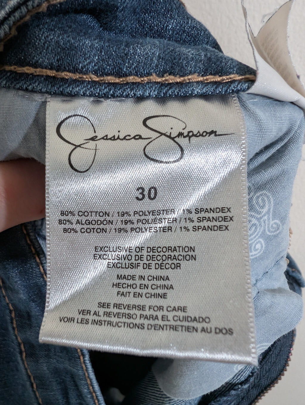 Jessica Simpson Forever Low Rise Jean Shorts - SZ  30
