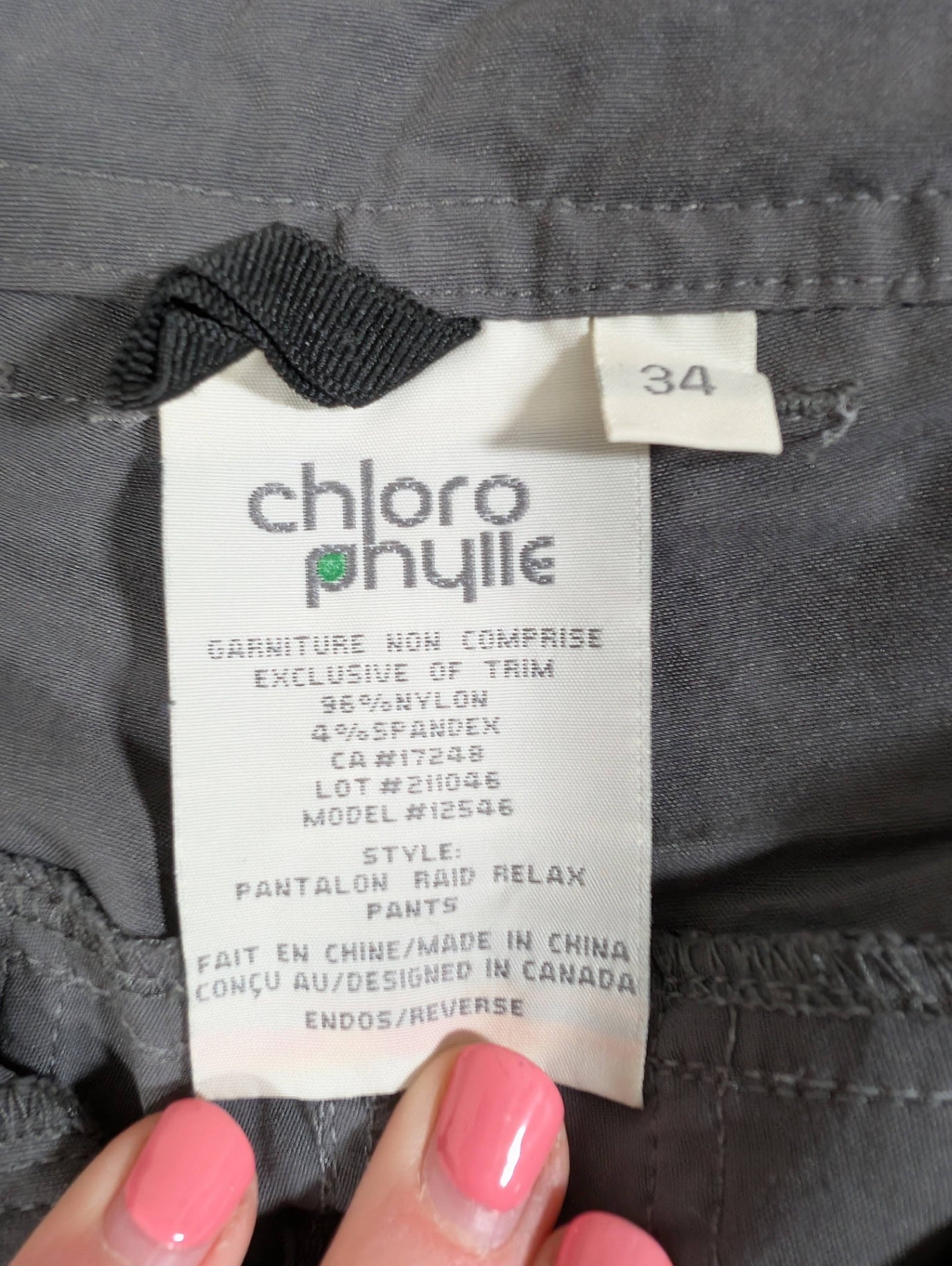 Chlorophylle Hiking Pants - SZ 34