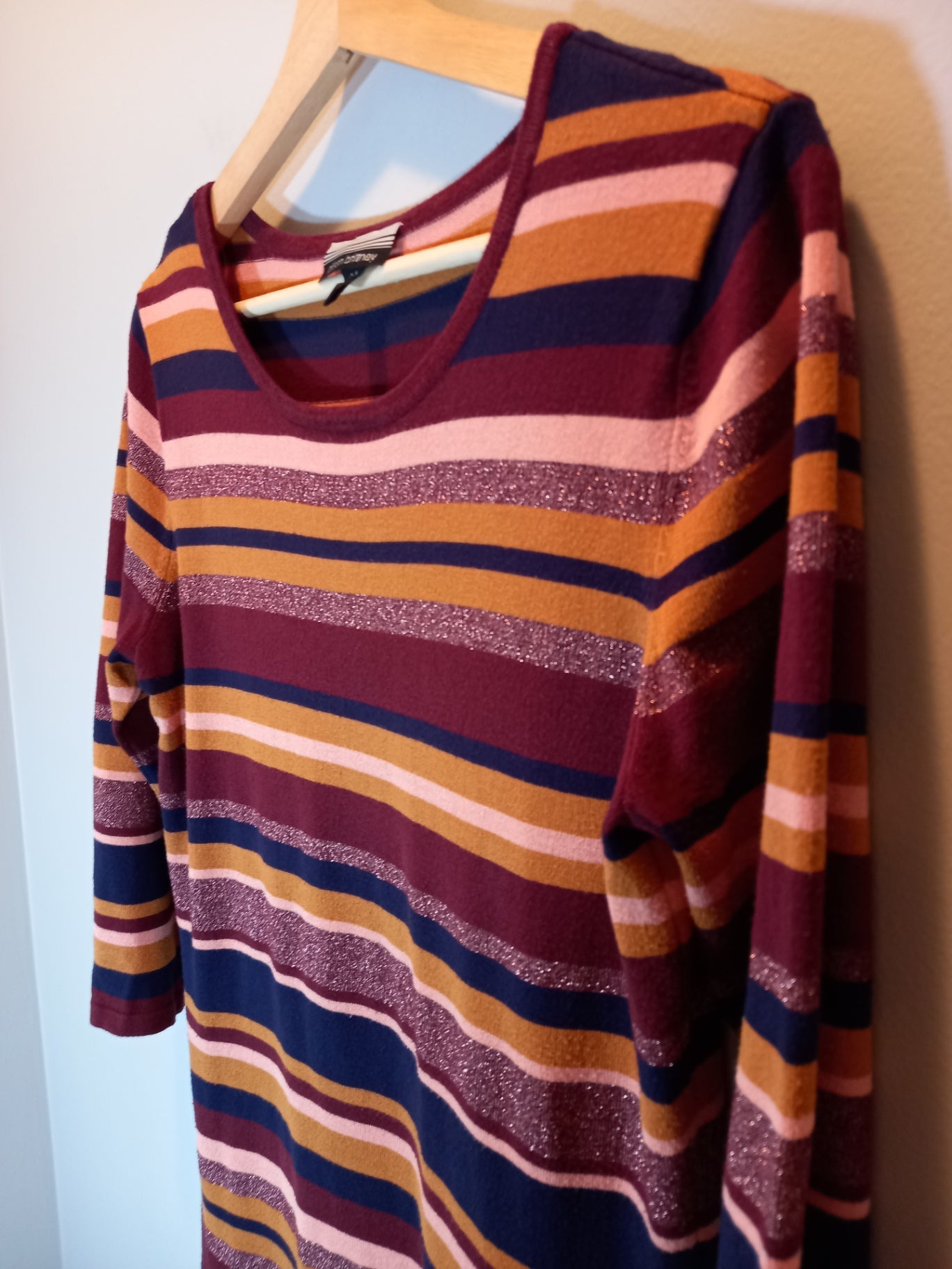Alison Brittany striped sweater dress - Medium