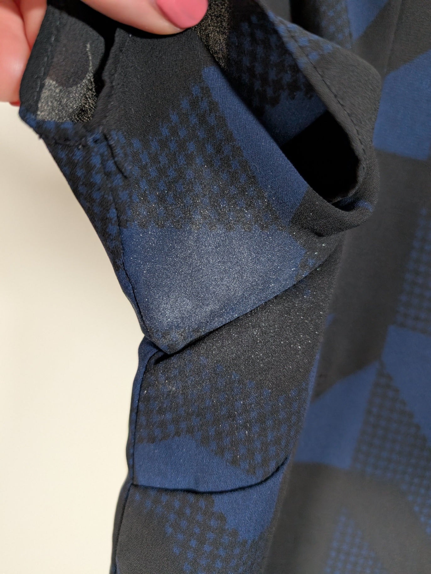 Dex Geometric Blouse - Medium
