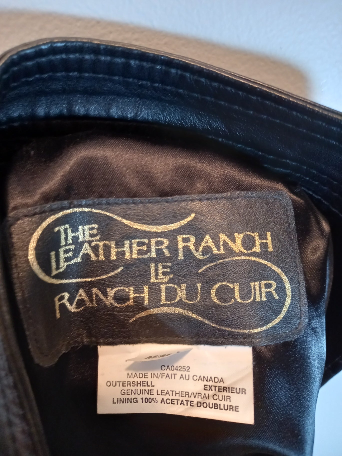 The Leather Ranch black pencil skirt - Medium