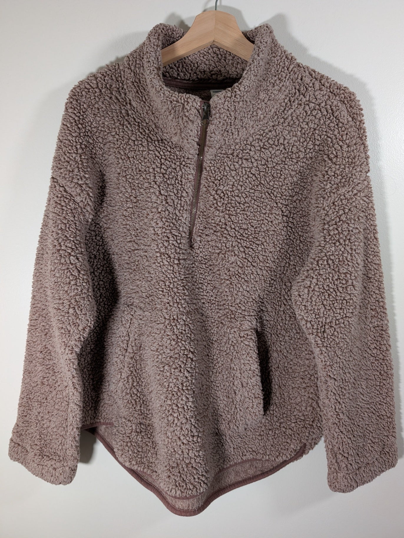 Old Navy sherpa half-zip - Large