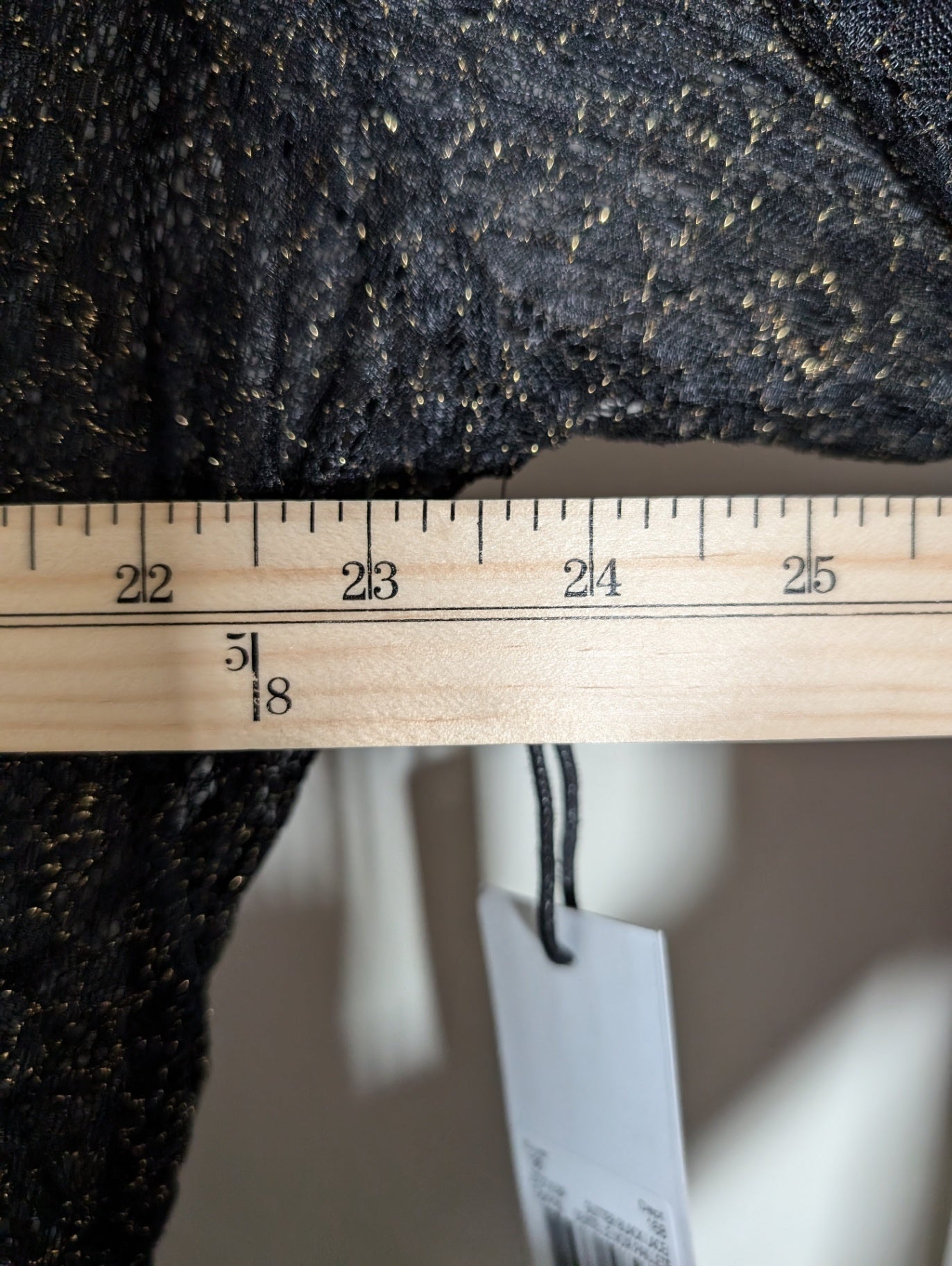 NWT Dex Glitter Black Lace Blouse - 3XL