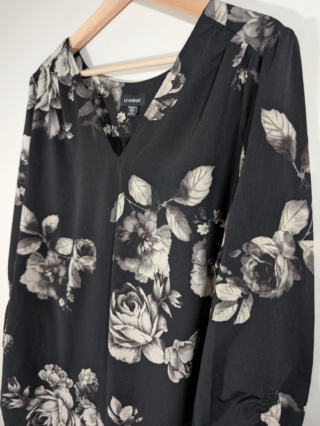 Le Chateau Floral Blouse - XXL