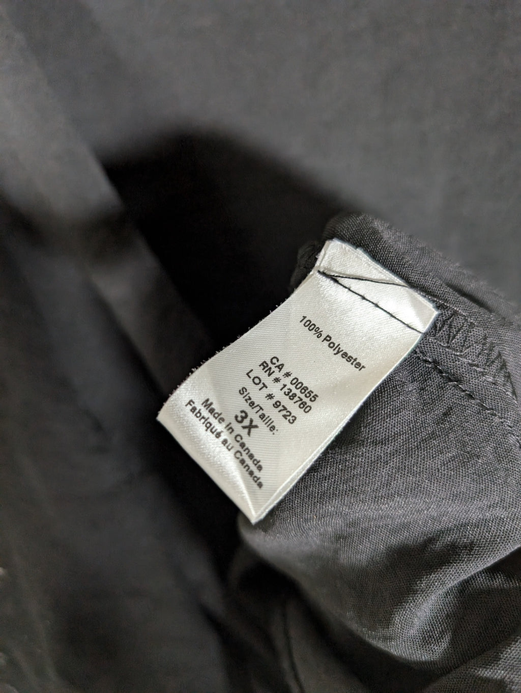 Penningtons Black Blouse - 3XL (minor flaw)