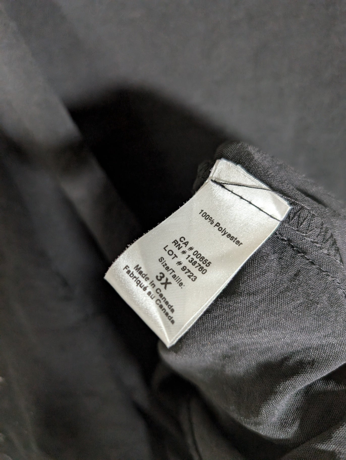 Penningtons Black Blouse - 3XL (minor flaw)