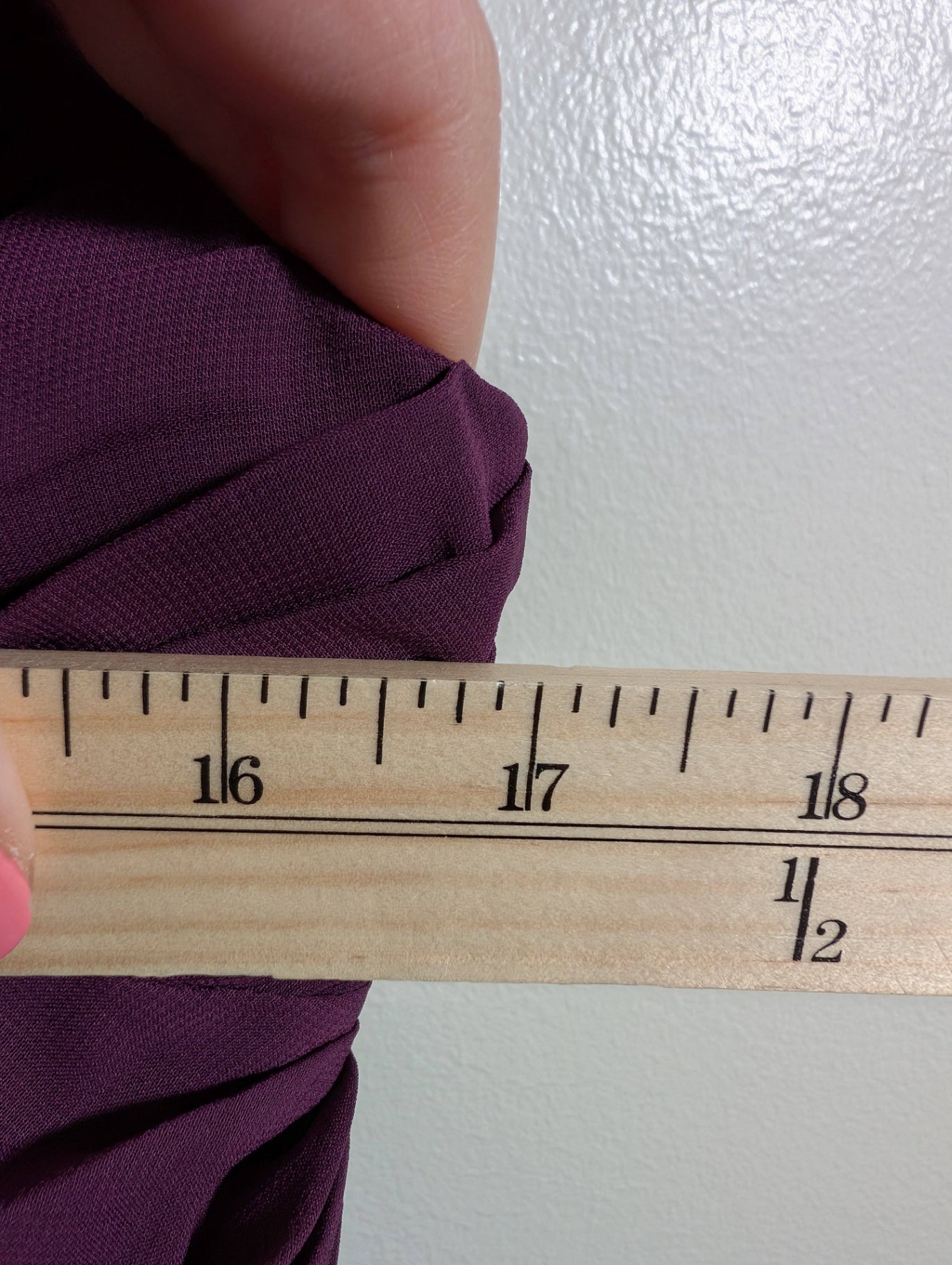 ForHerandForHim Purple Chiffon Gown - appears size 14